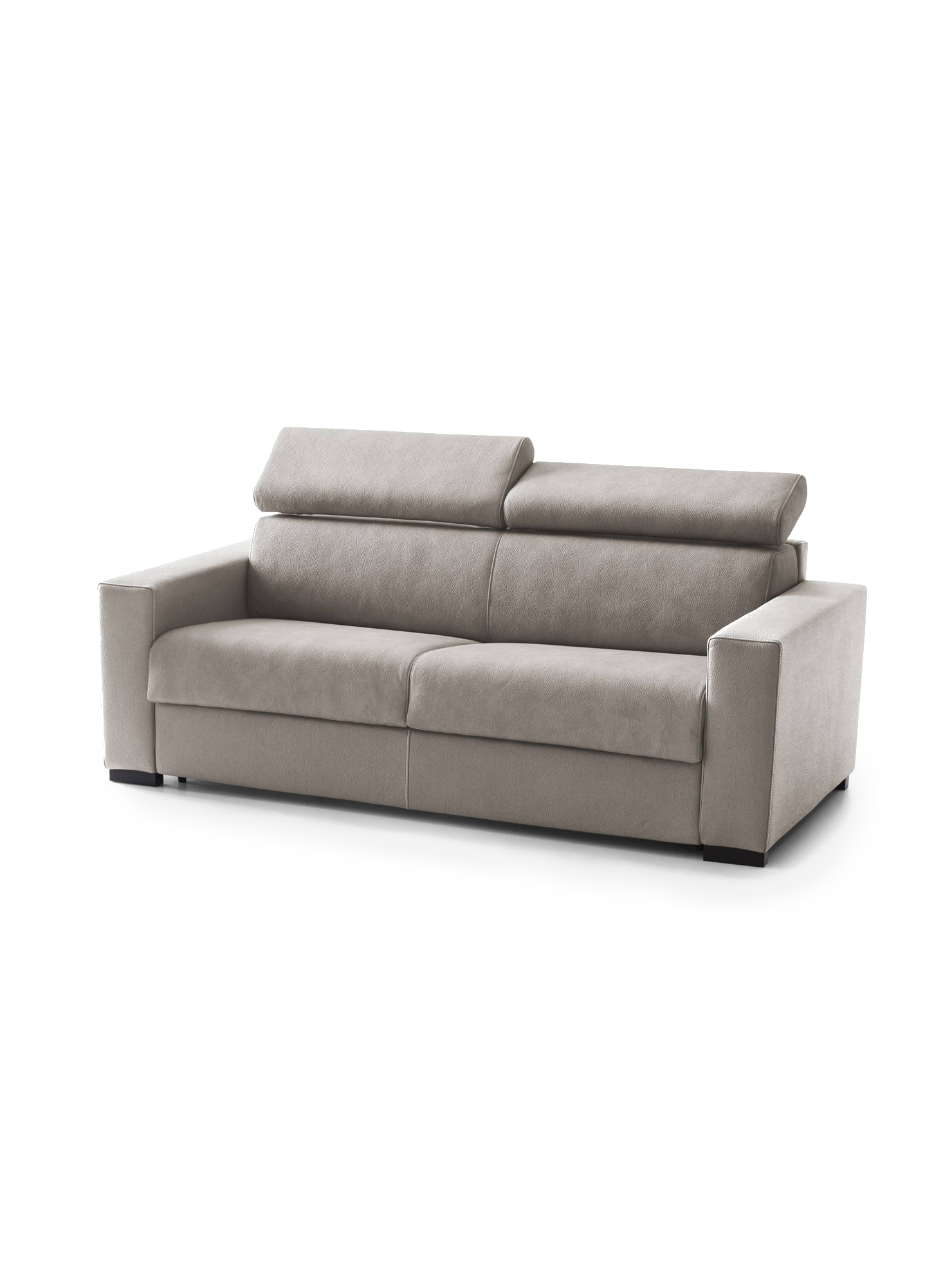 Sofá cama 2 plazas en tela color paloma – 160x95 cm eq6876b2