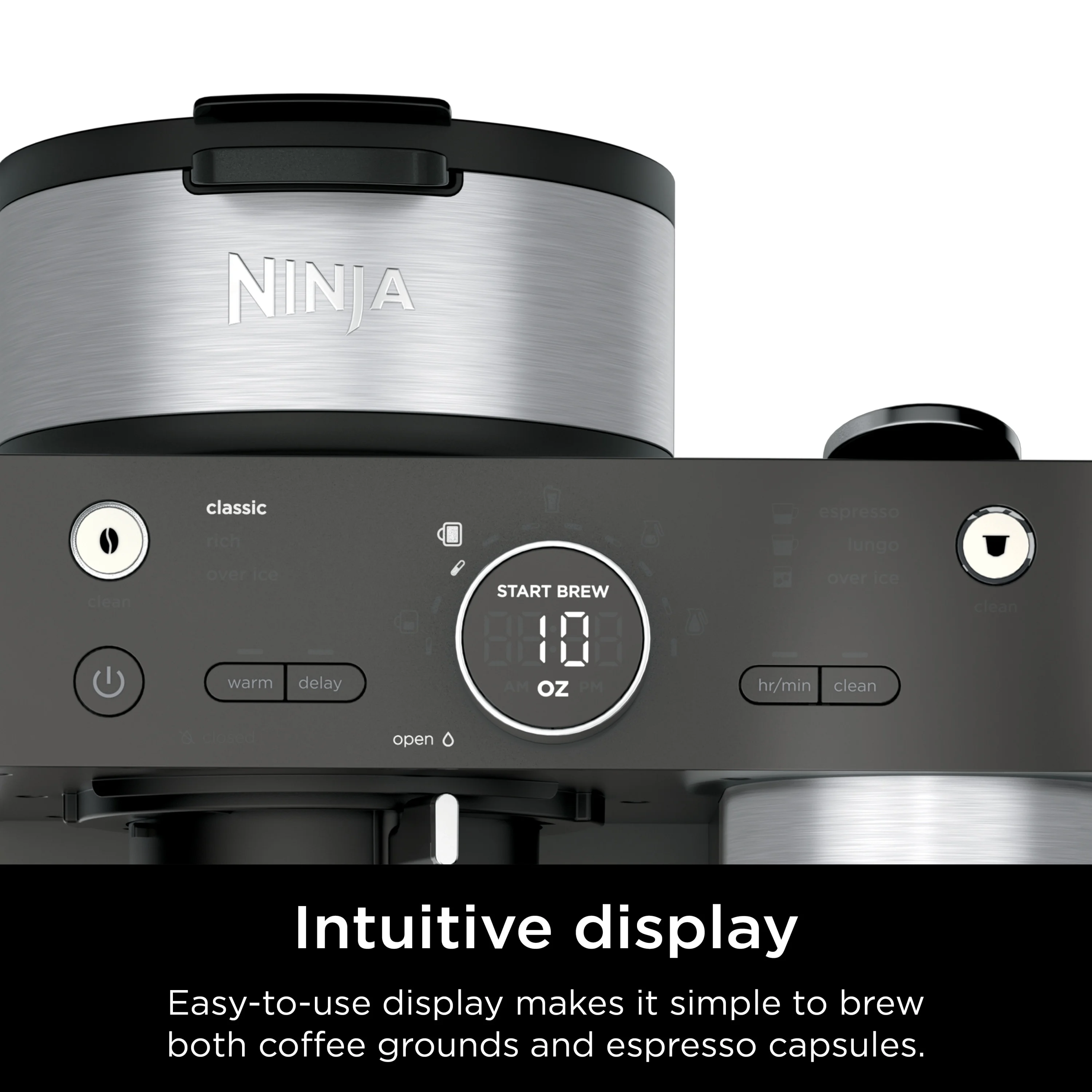 Ninja CFN601 Espresso & Coffee Barista System, Single-Serve Coffee & Nespresso Capsule Compatible - Image 11