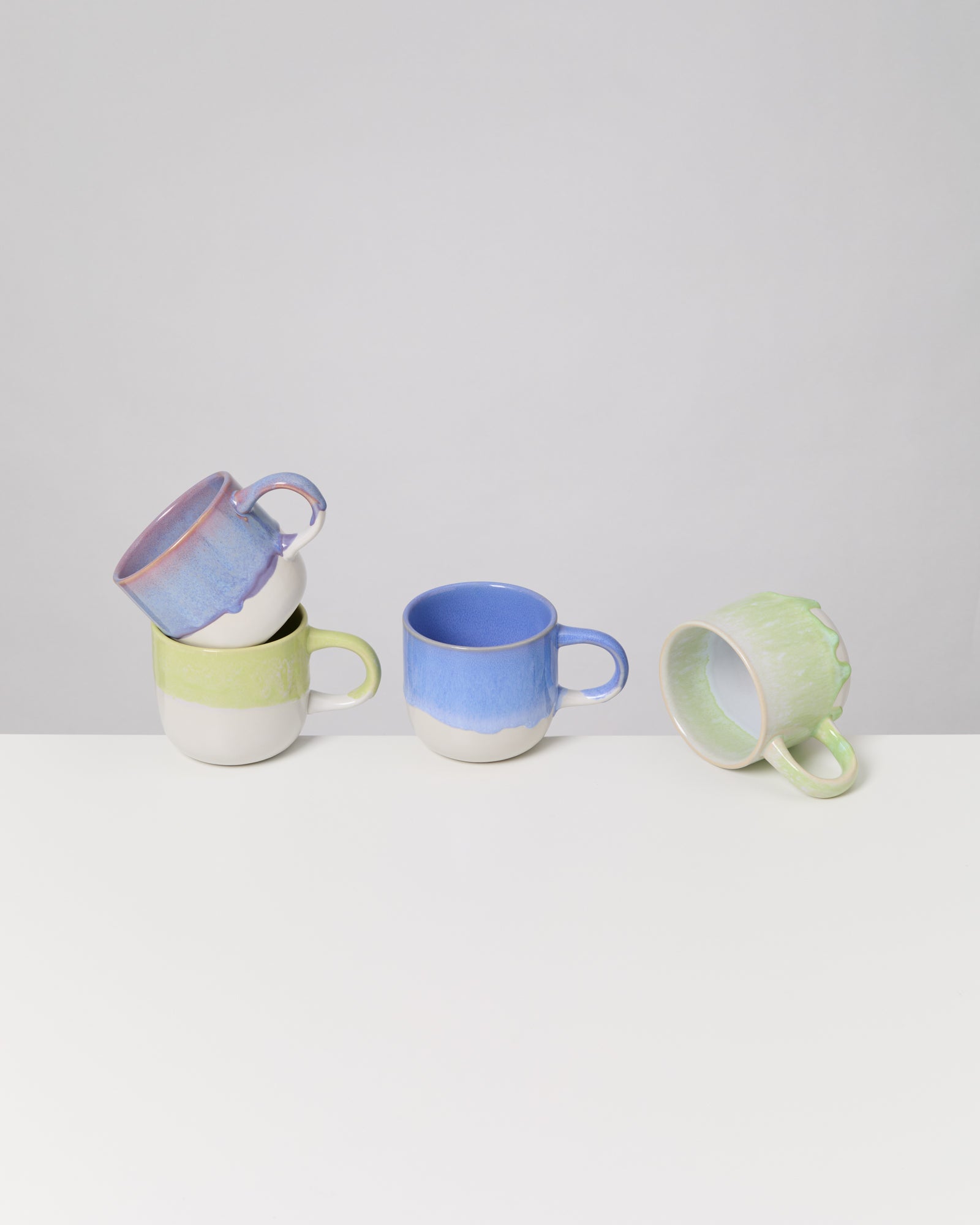 Coimbra Tasse groß Vibrant Glow mix 4er-Set