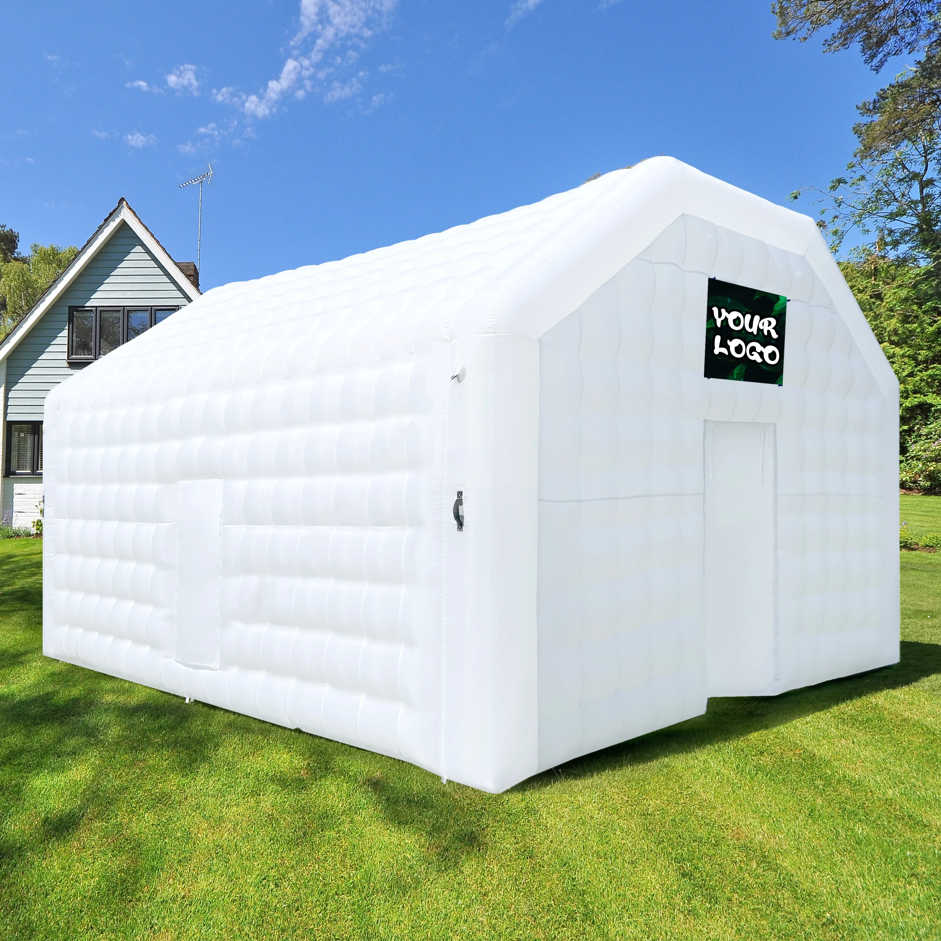 WARSUN 60 Person Large inflatable Party Tent with Disco Cube - Image 26
