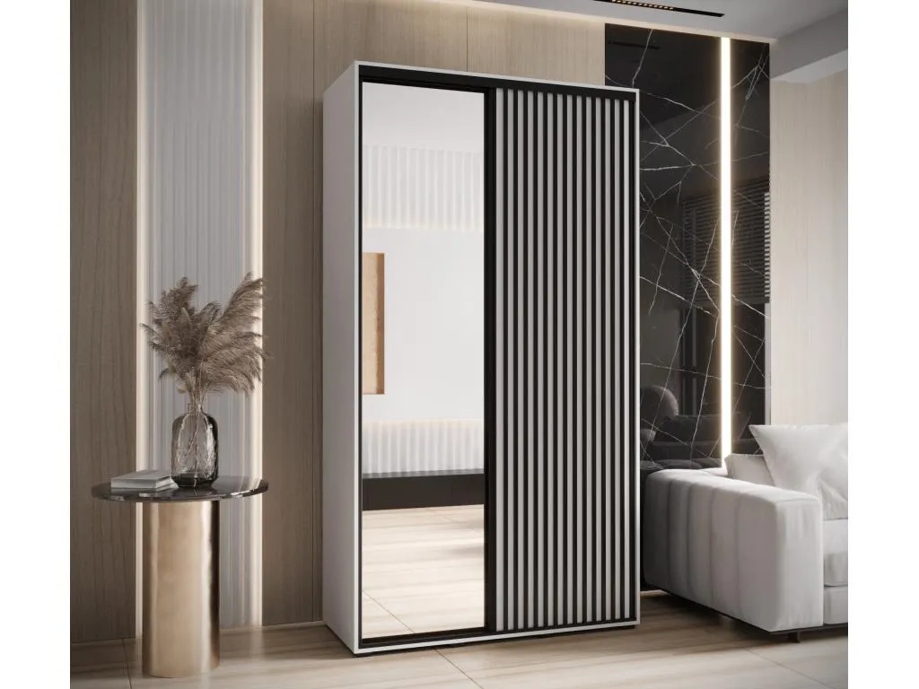 ARMARIO Mobtrendy 2 DE PUERTAS CORREDERAS 205.2/130/60 2 puertas (blanco/blanco) skqj76795