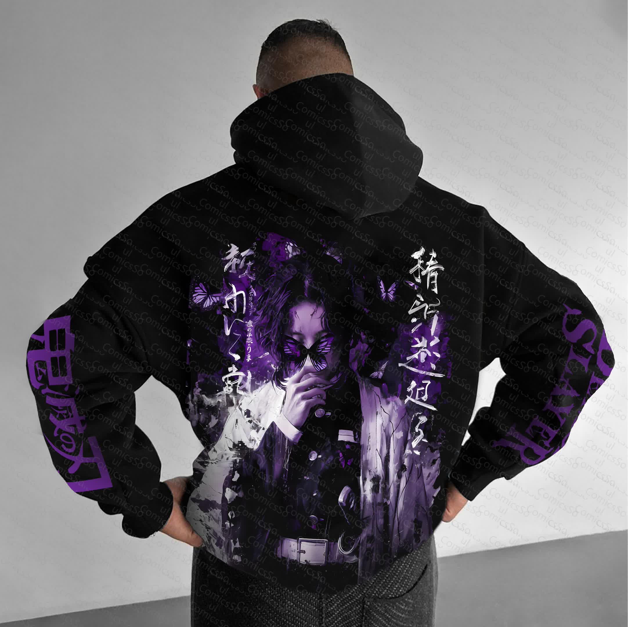 Unisex “Comicssoul” Anime Graphic Streetwear Vintage Hoodie