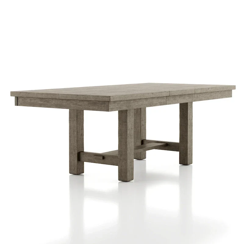 Jusk Rustic Grey Wood 5-Piece Dining Set by Furniture of America