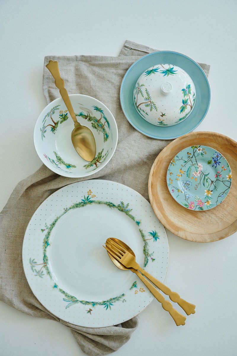 Plate Jolie Dots Gold 26.5cm