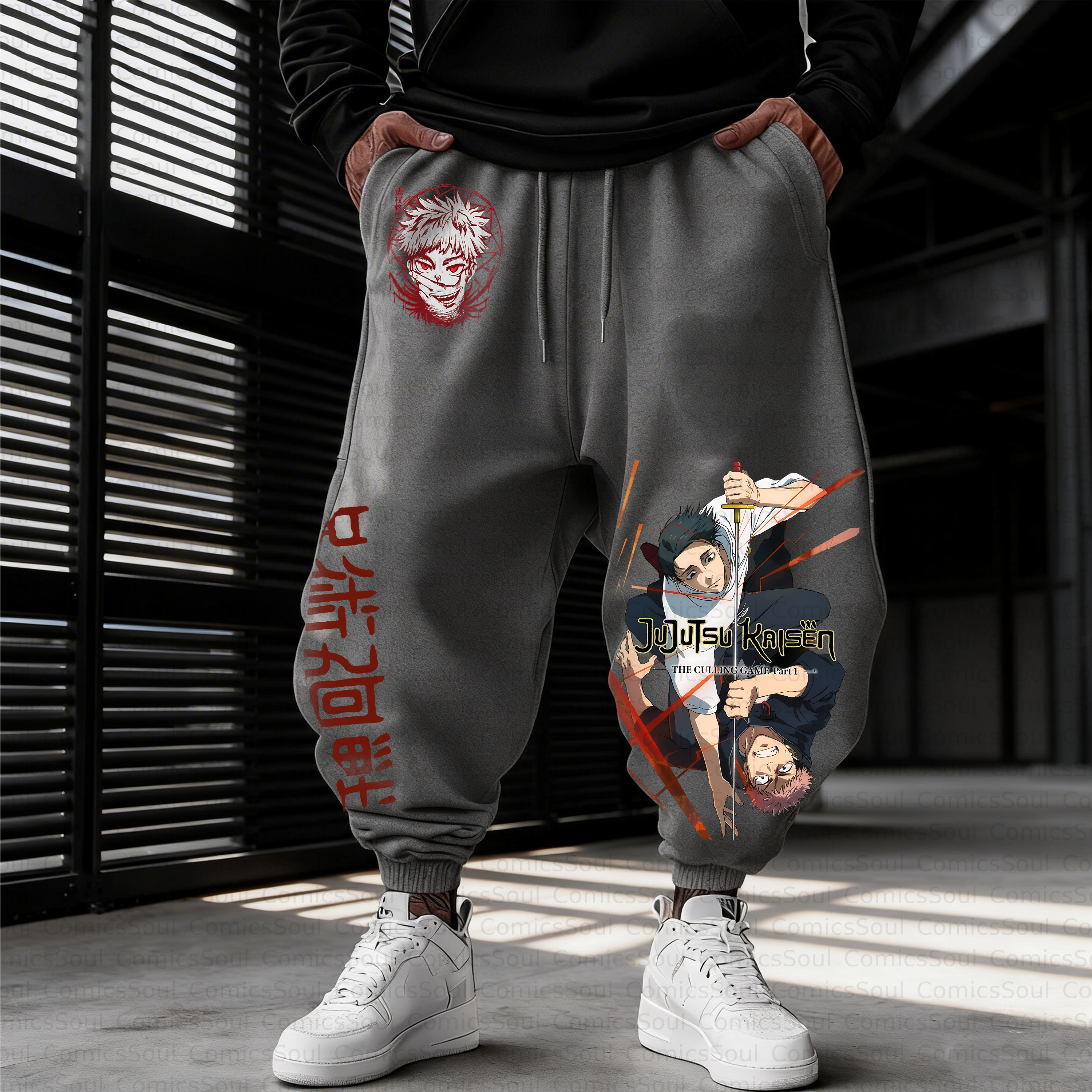 Unisex Casual Anime Streetwear Pant