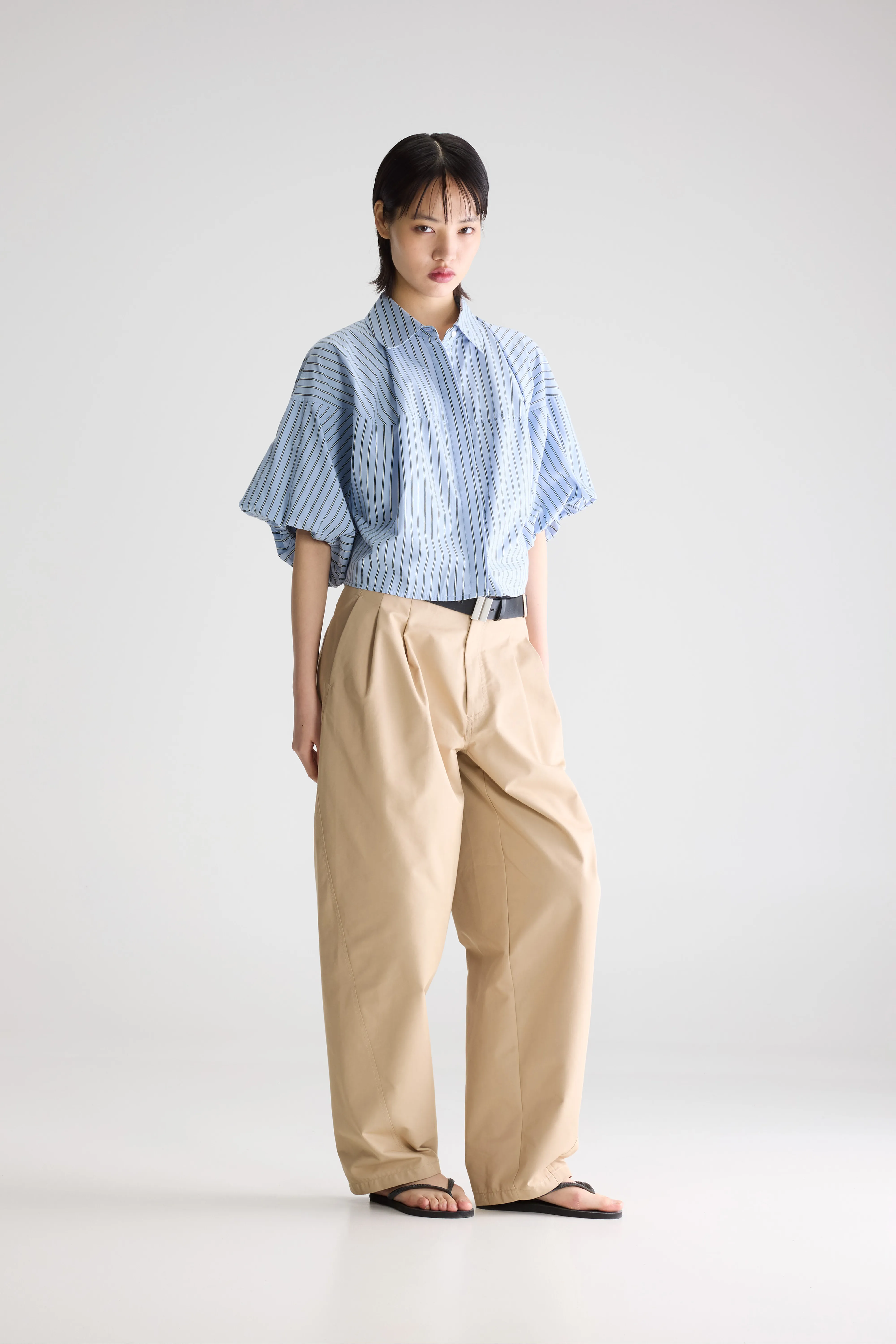 Bellerose Cassy balloon shirt (261 / W / STRIPE B)