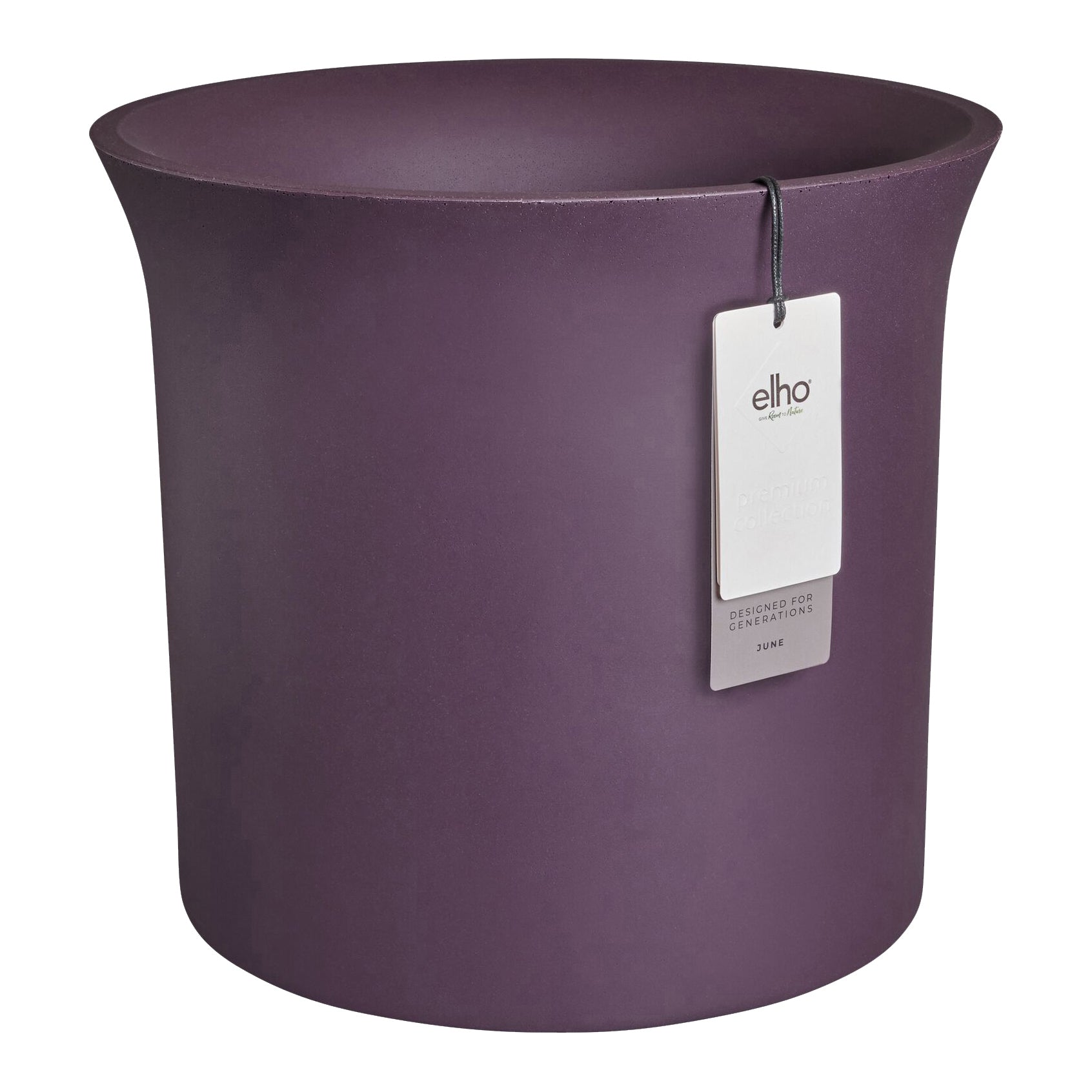 Elho June Tulip 40 - Vintage plum - Ø 39 x H 36 cm - Binnen en Buiten