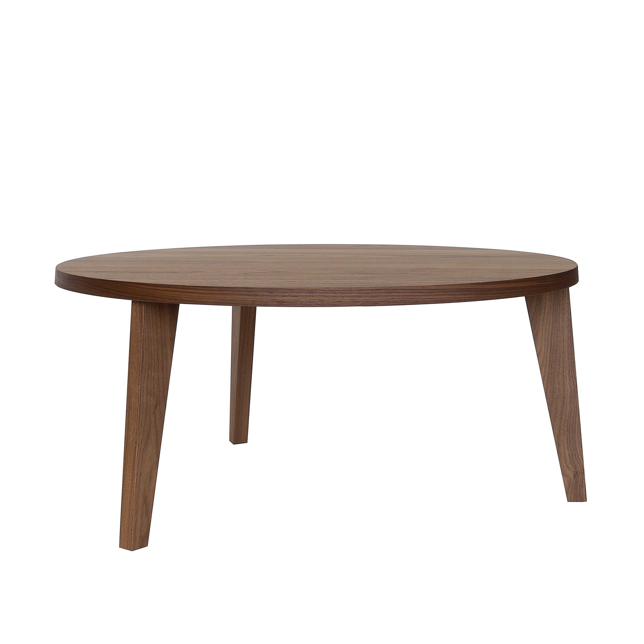 MINT Furniture, Salontafel, D90 cm, H40 cm, Amerikaanse walnoot