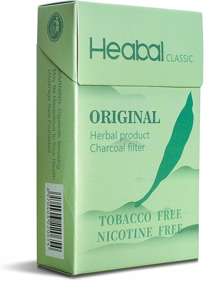 HEABAL Herbal Cigarettes – Tobacco Free, Nicotine Free – Original