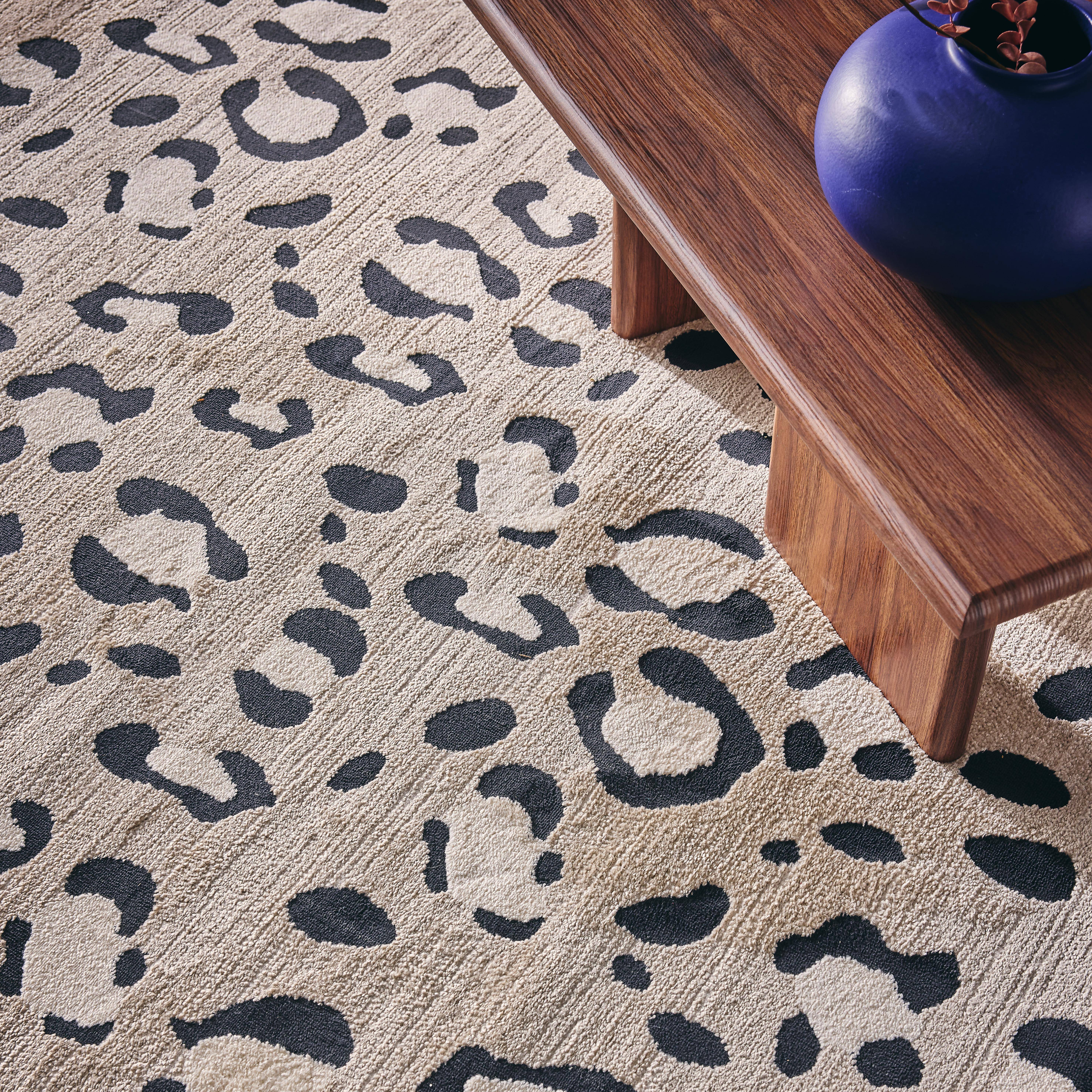 Jack - Alfombra interior motivo leopardo beige