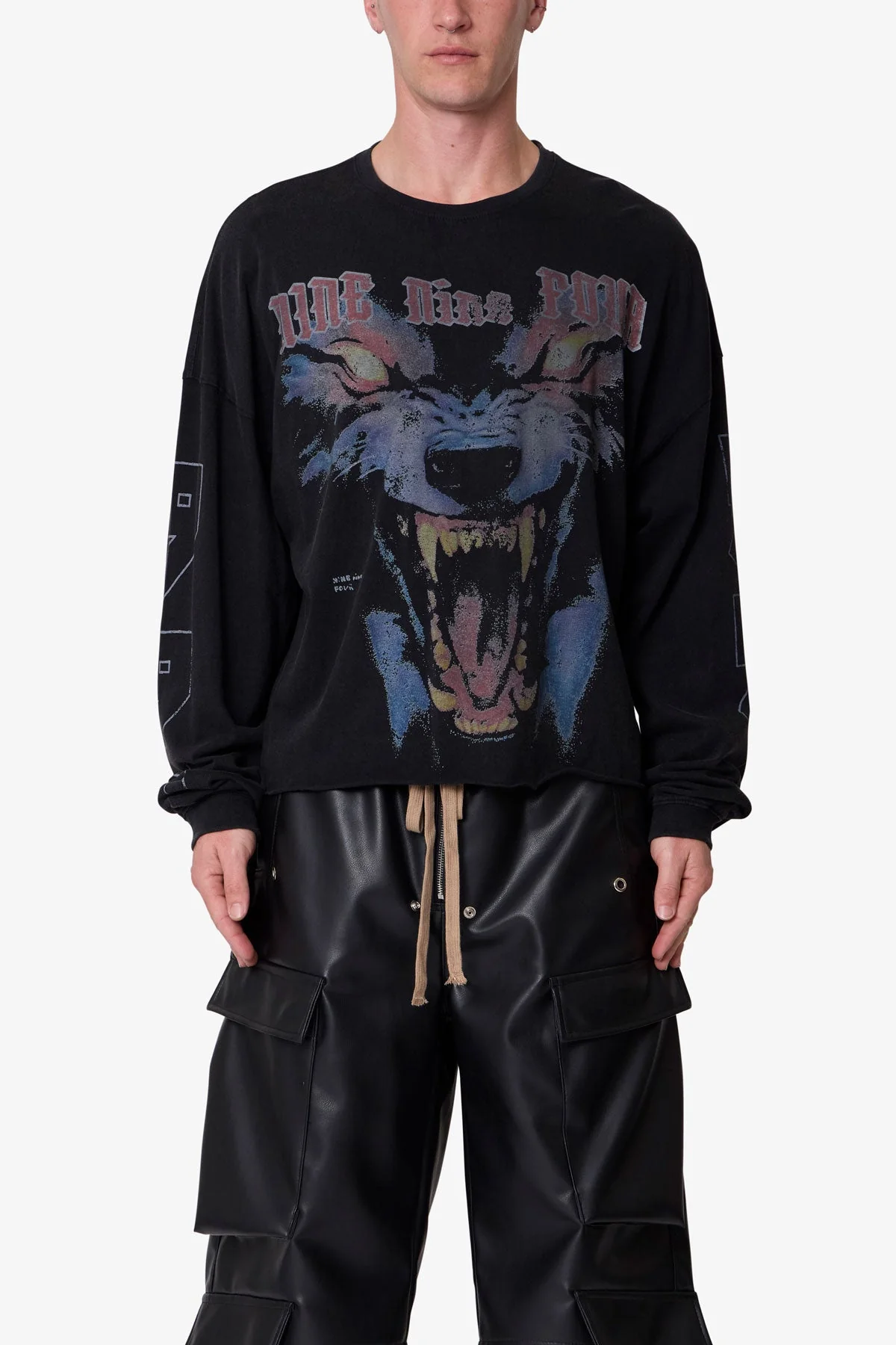 994 Wolf L/S Tee - Black