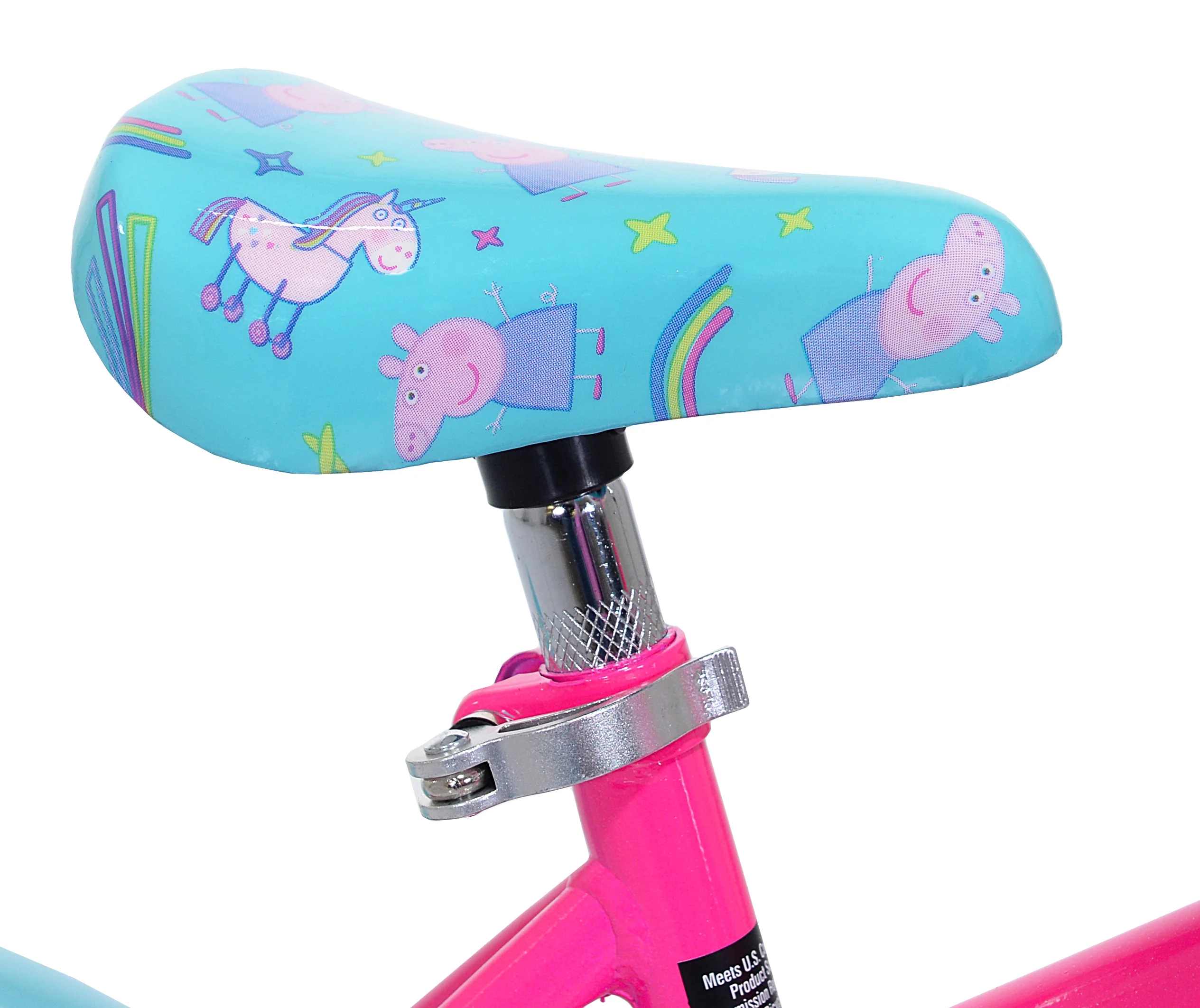 Bicycles Peppa Pig 12" Girl's Child Bicycle, Pink/Blue - Image 5