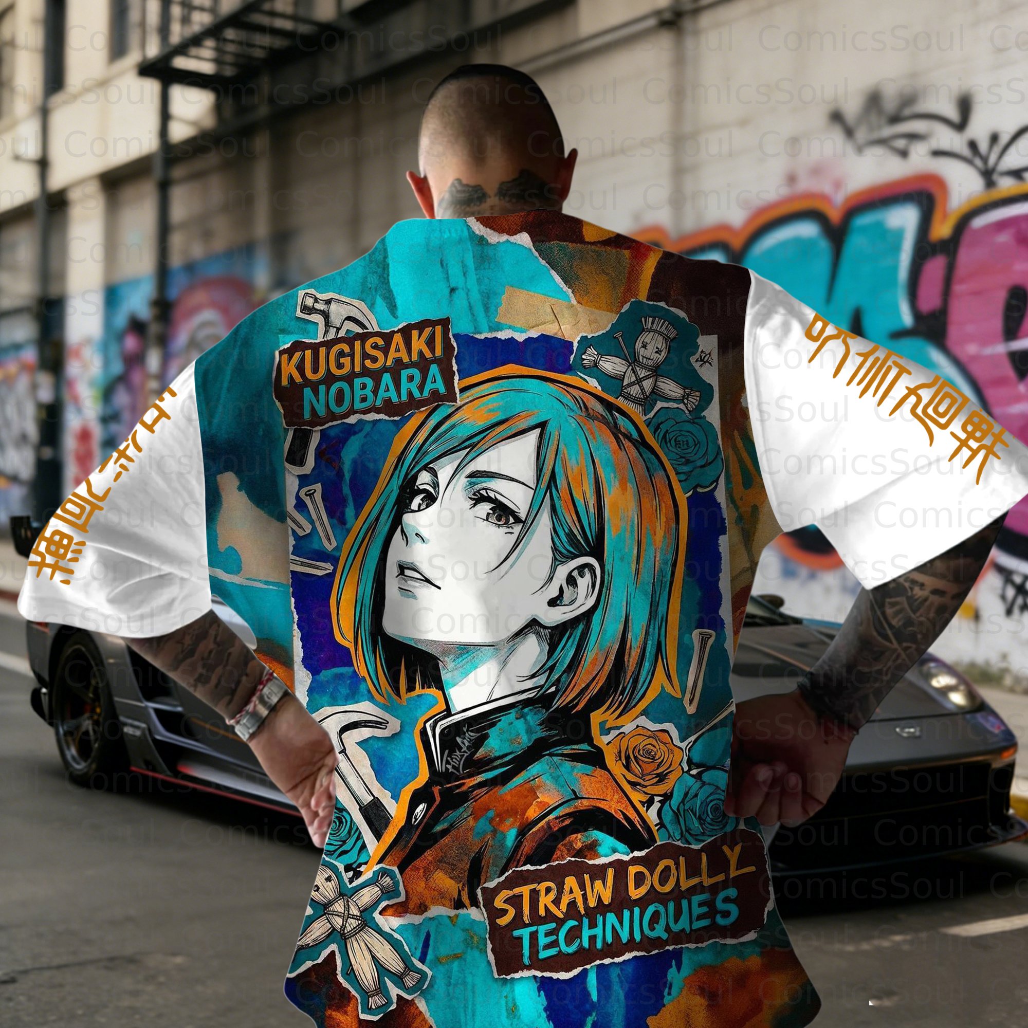 Unisex Anime Inspired Vintage T-Shirt