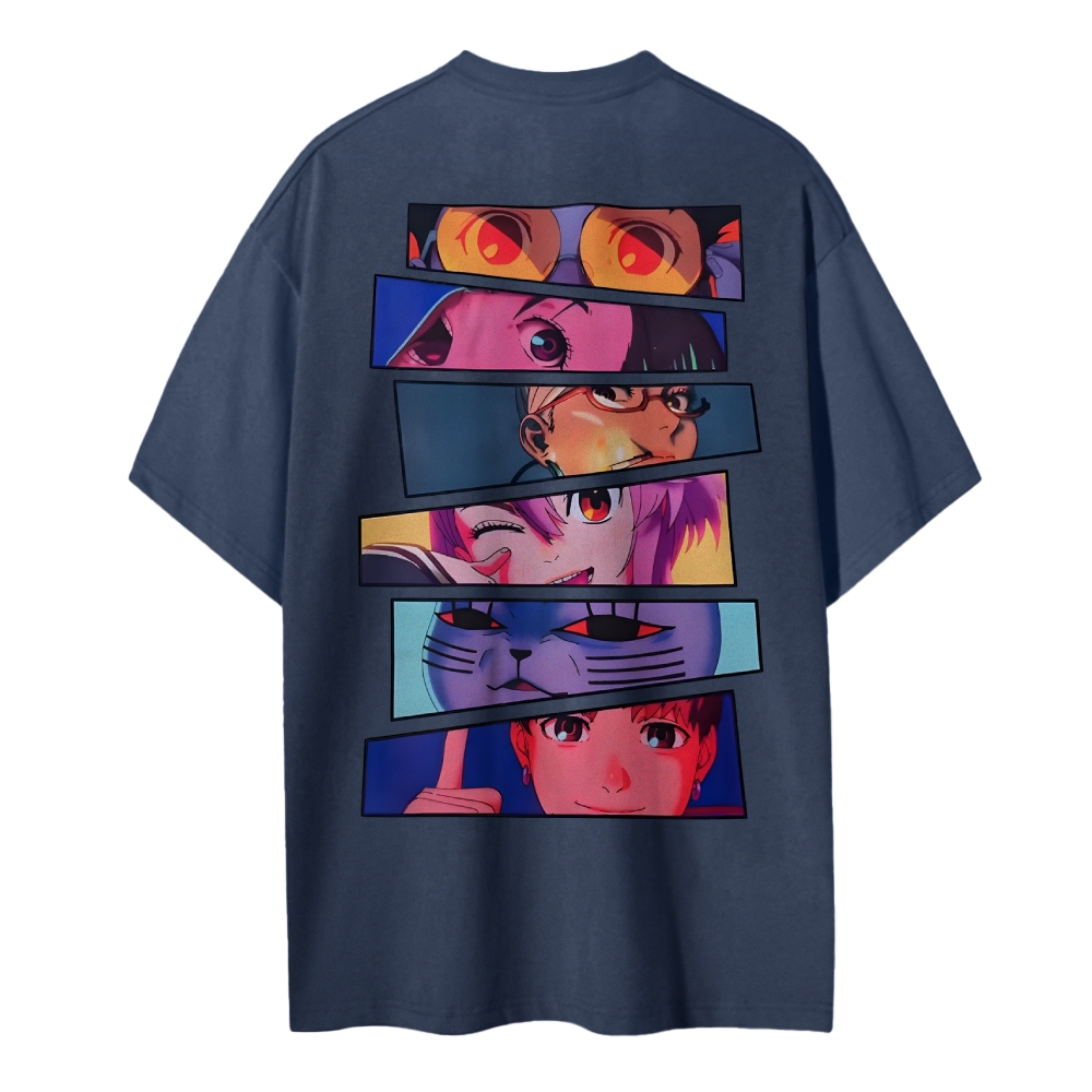 DANDADAN Cotton Unisex Round Neck Anime T-shirt TeeThreads Sustain the Scene with Custom Apparel