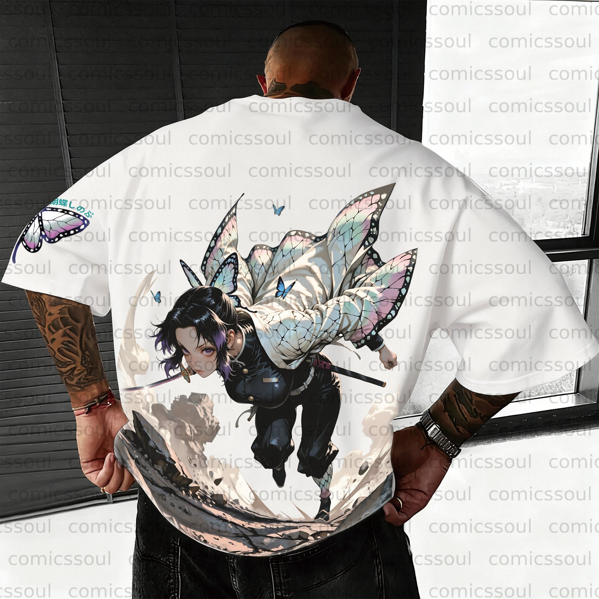 Unisex Anime Inspired Vintage T-Shirt