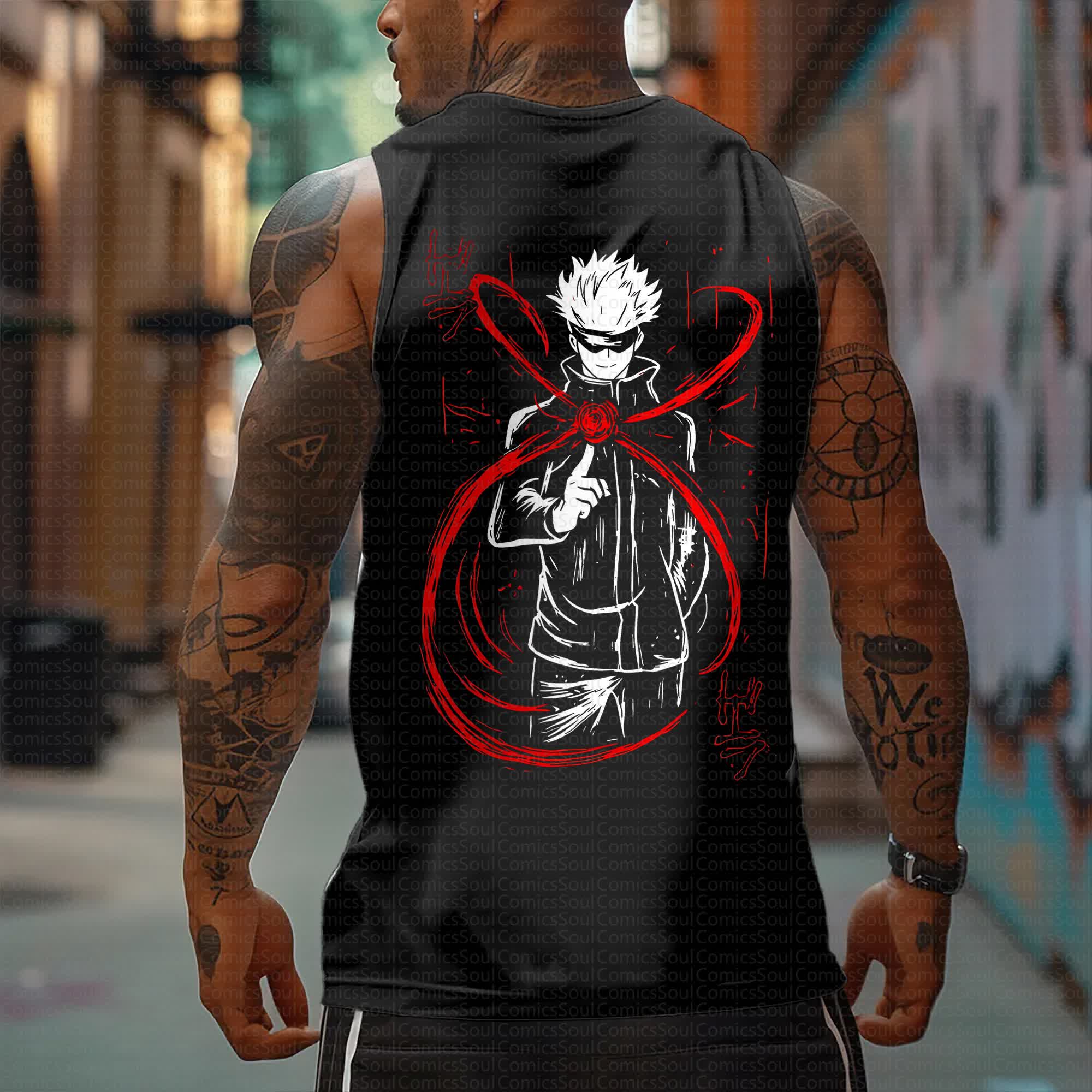 Unisex  “Comicssoul” Casual Anime  Tank Top