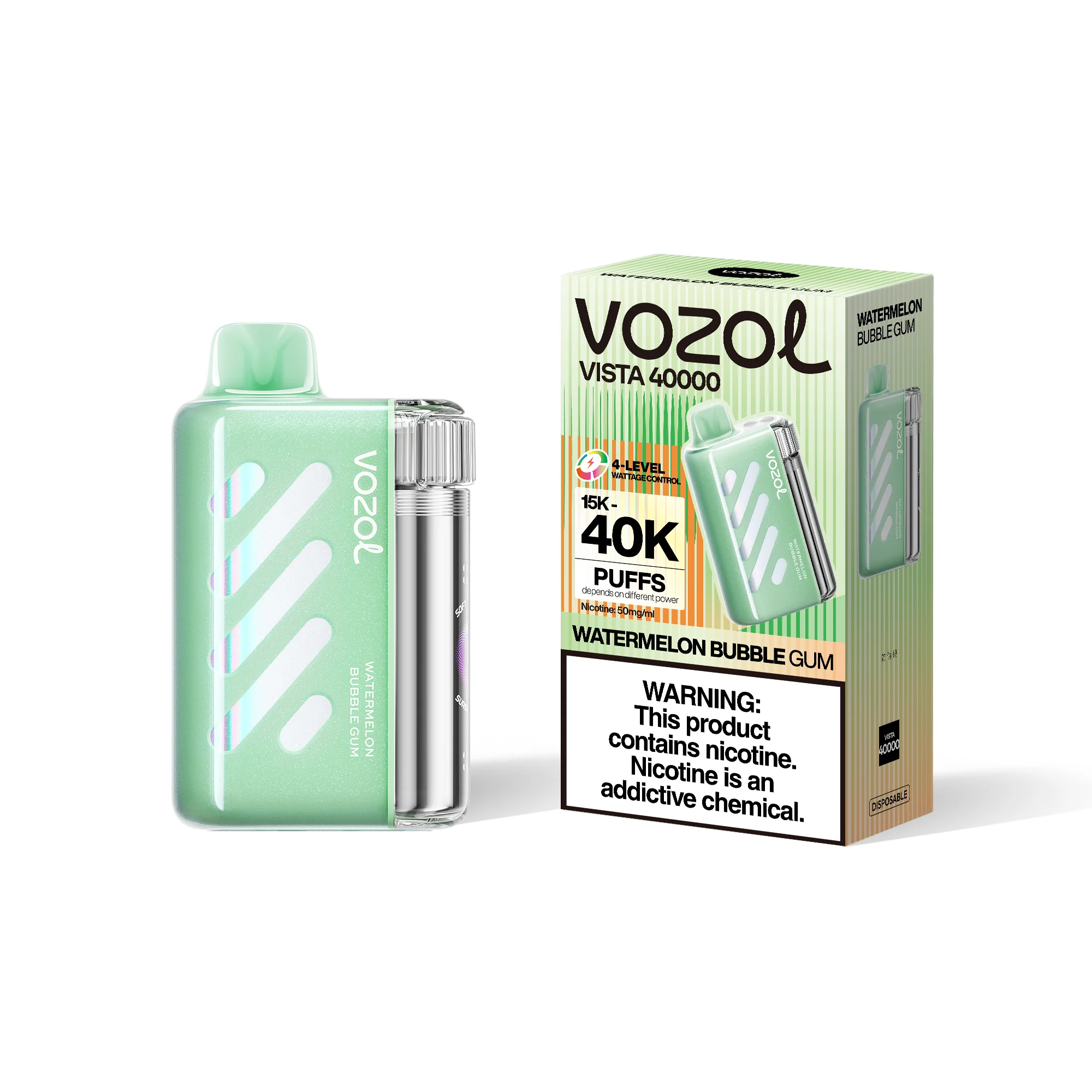VOZOL VISTA 40K kertakäyttöinen sähkötupakka (kaikki maut)