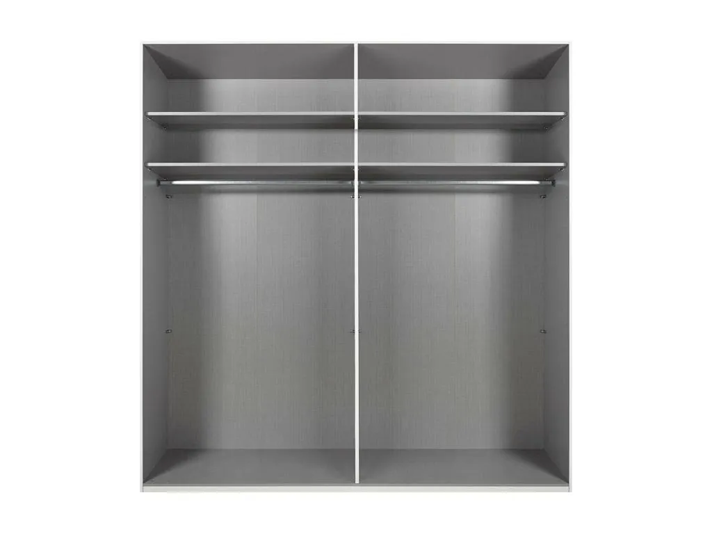 Armario de 2 puertas correderas con inserto decorativo - largo 180 cm mre3336199