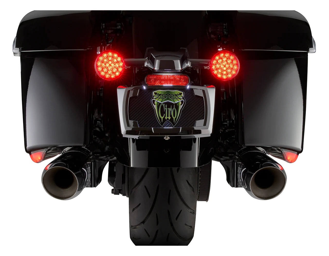 SportsBikeShop Ciro Machete LED Saddlebag Bag Lights For Indian 2020-2025