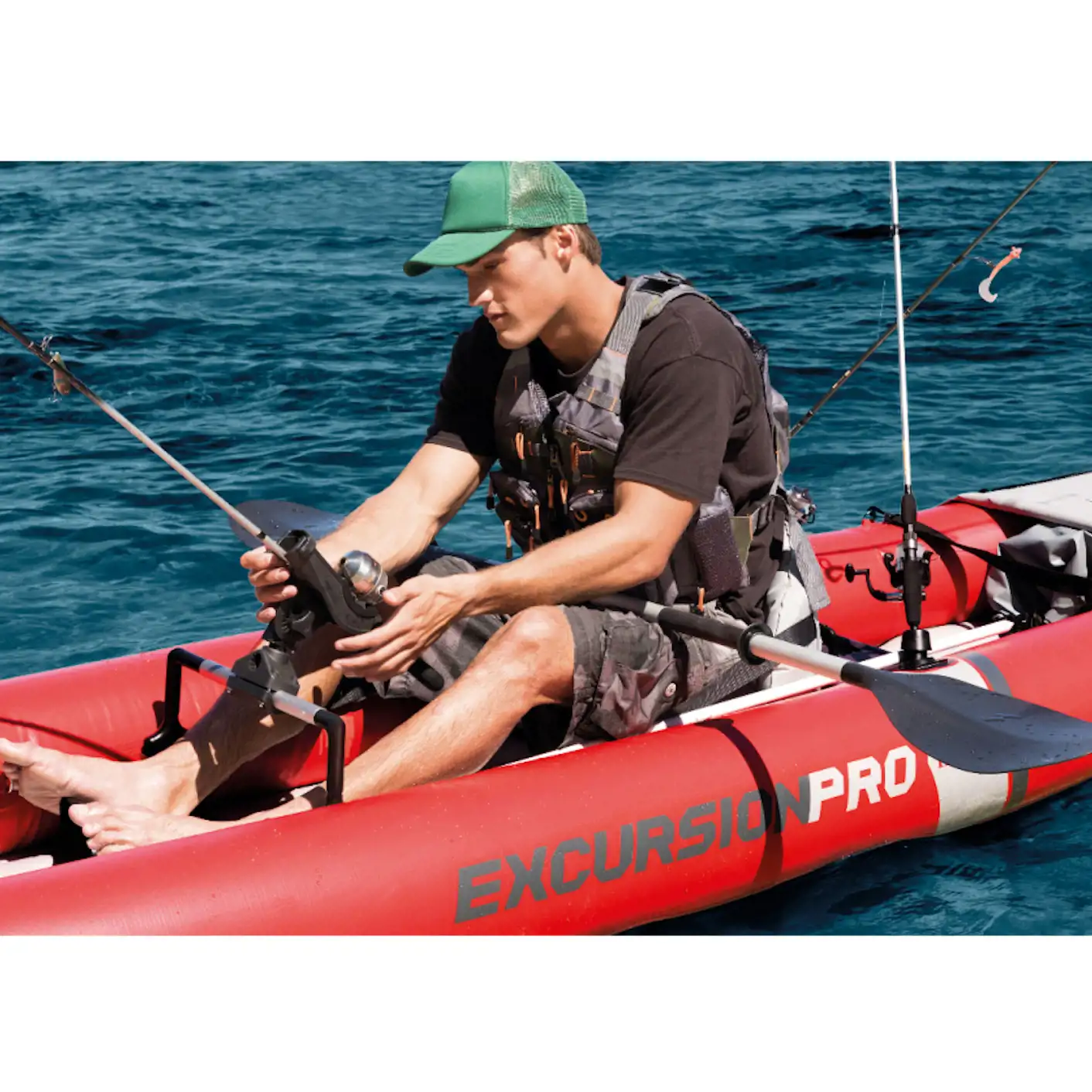 Intex Excursion Pro And Explorer K2 2-Person Inflatable Kayak Bundle With Oars And Pump - Image 5 Intex Excursion Pro And Explorer K2 2-Person Inflatable Kayak Bundle With Oars And Pump - Image 5