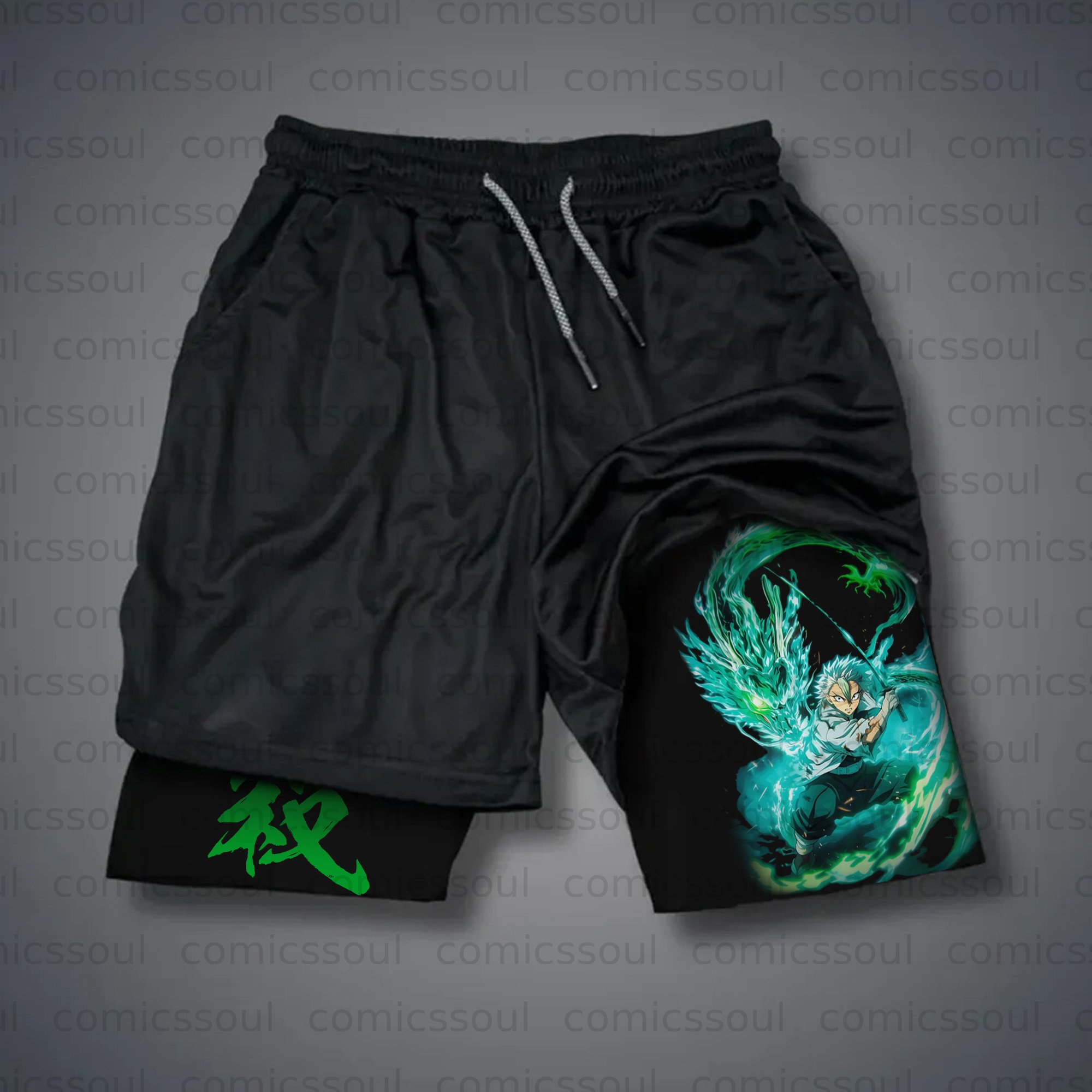 Unisex Casual Anime Streetwear Shorts