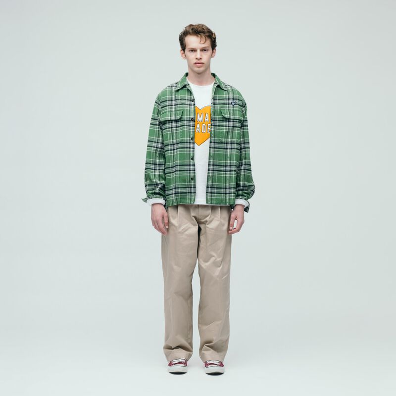 HUMAN MADE FLANNEL CHECK SHIRT