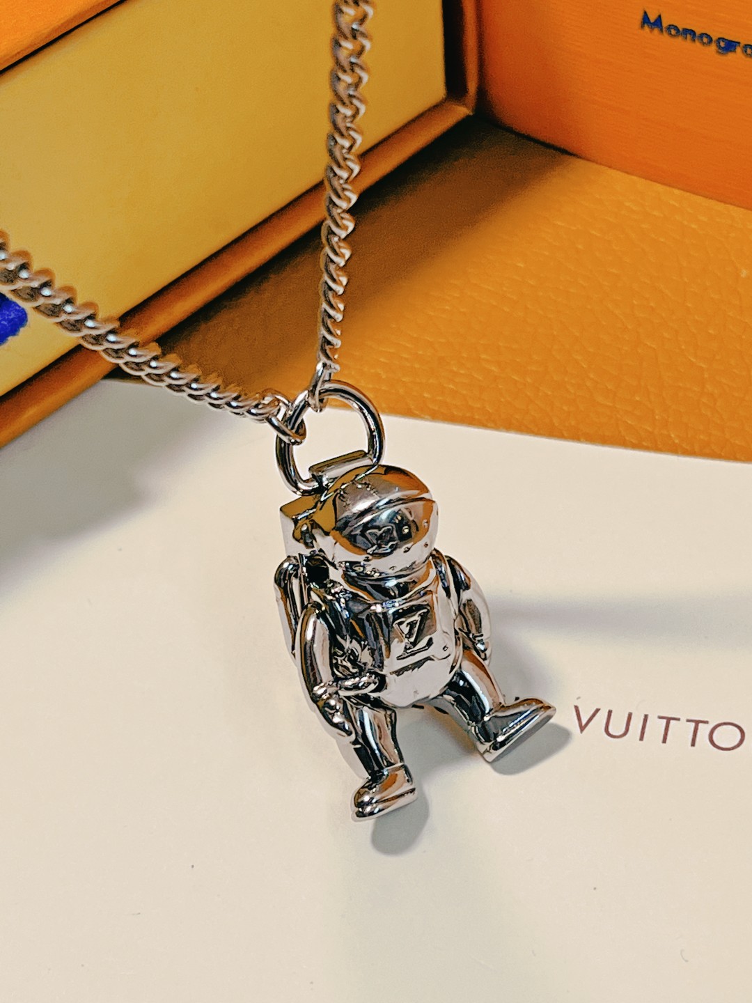 Louis Vuitton LV Galaxy Astronaut Necklace - Original Replica Club