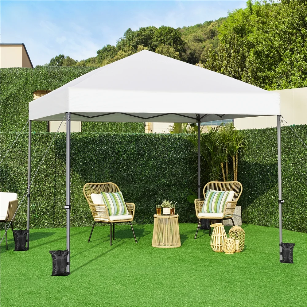 Renwick 8x8 Ft Instant Pop Up Canopy with One Push To Lock Setup Mechanism, Blue - Image 11