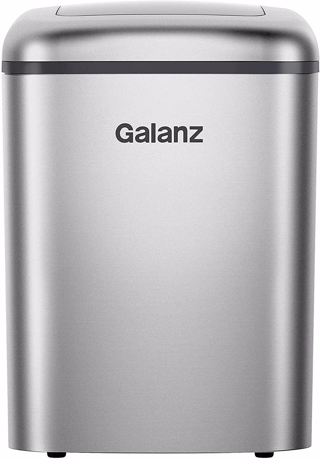Galanz Portable Countertop Electric Maker Machine 26 lbs in 24 Hours, 9 Bullet Shaped Cubes Ready in 9 Minutes, 2 Ice Sizes, Perfect for Parties & Home Bar, 2.1 L, Retro Red