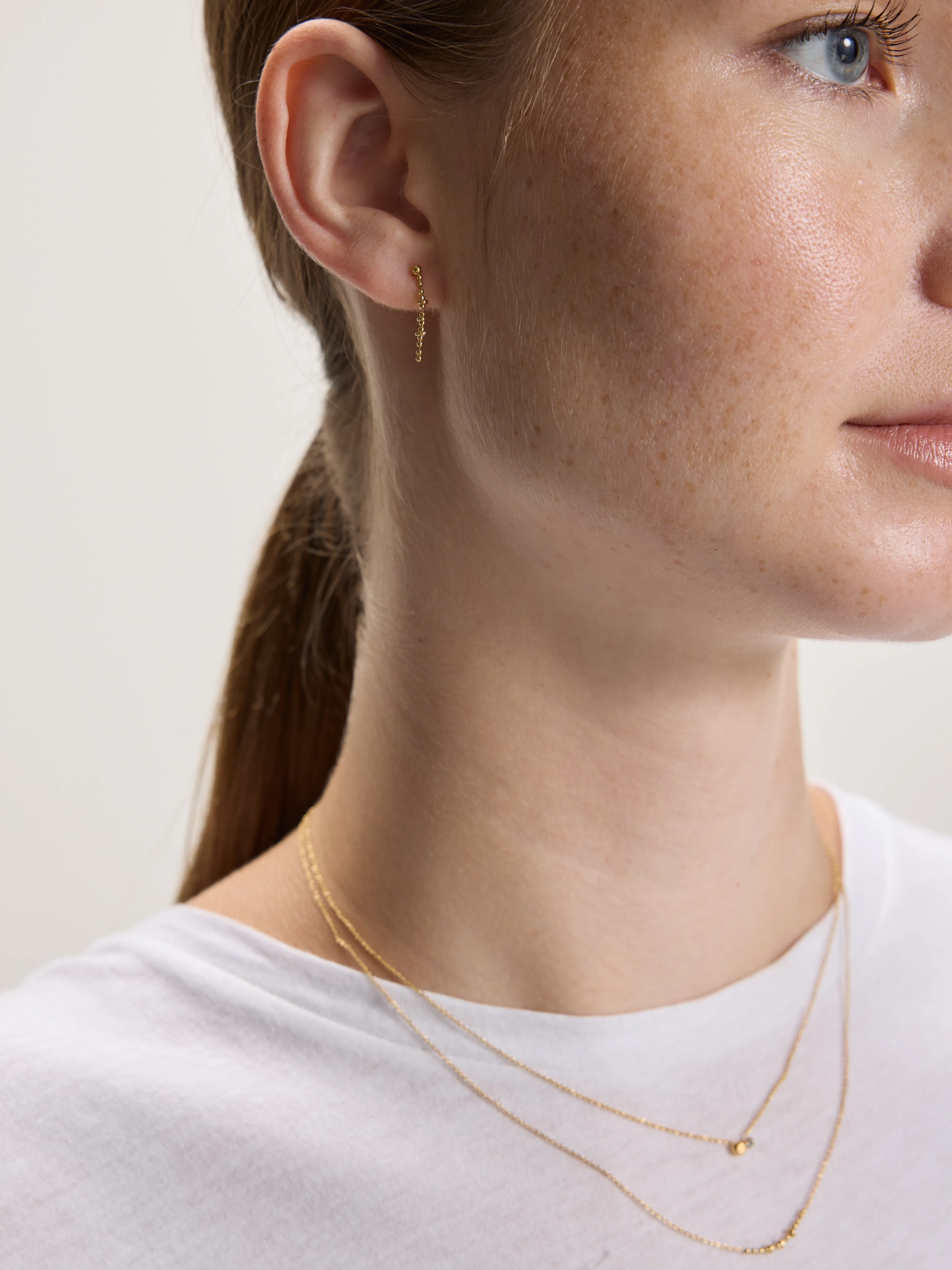 Bellerose Océane Stud Earrings (242 / W / GOLD)