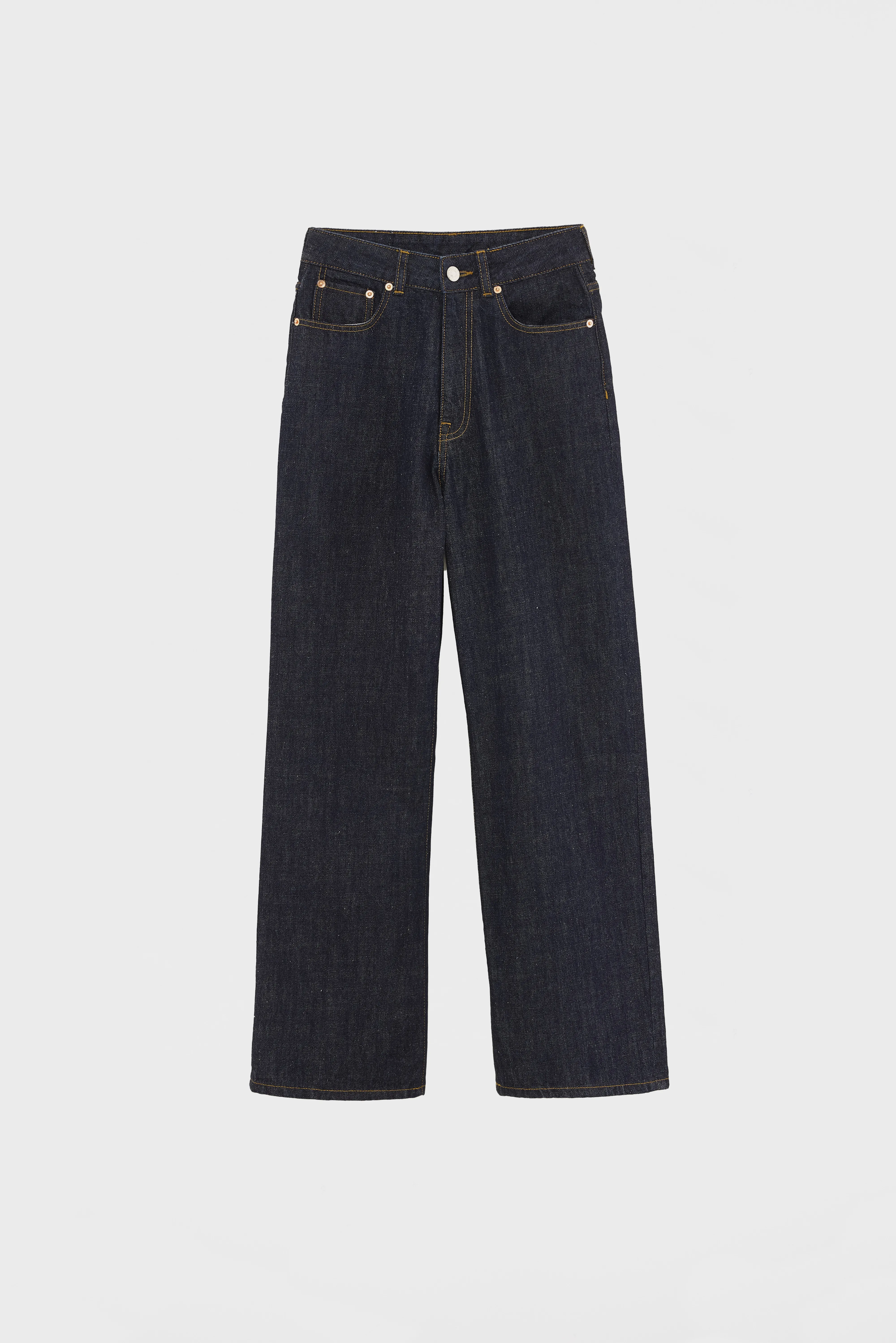 Bellerose Denim N. 61 - Wide blue rinsed jeans (252 / W / BLUE RINSE)