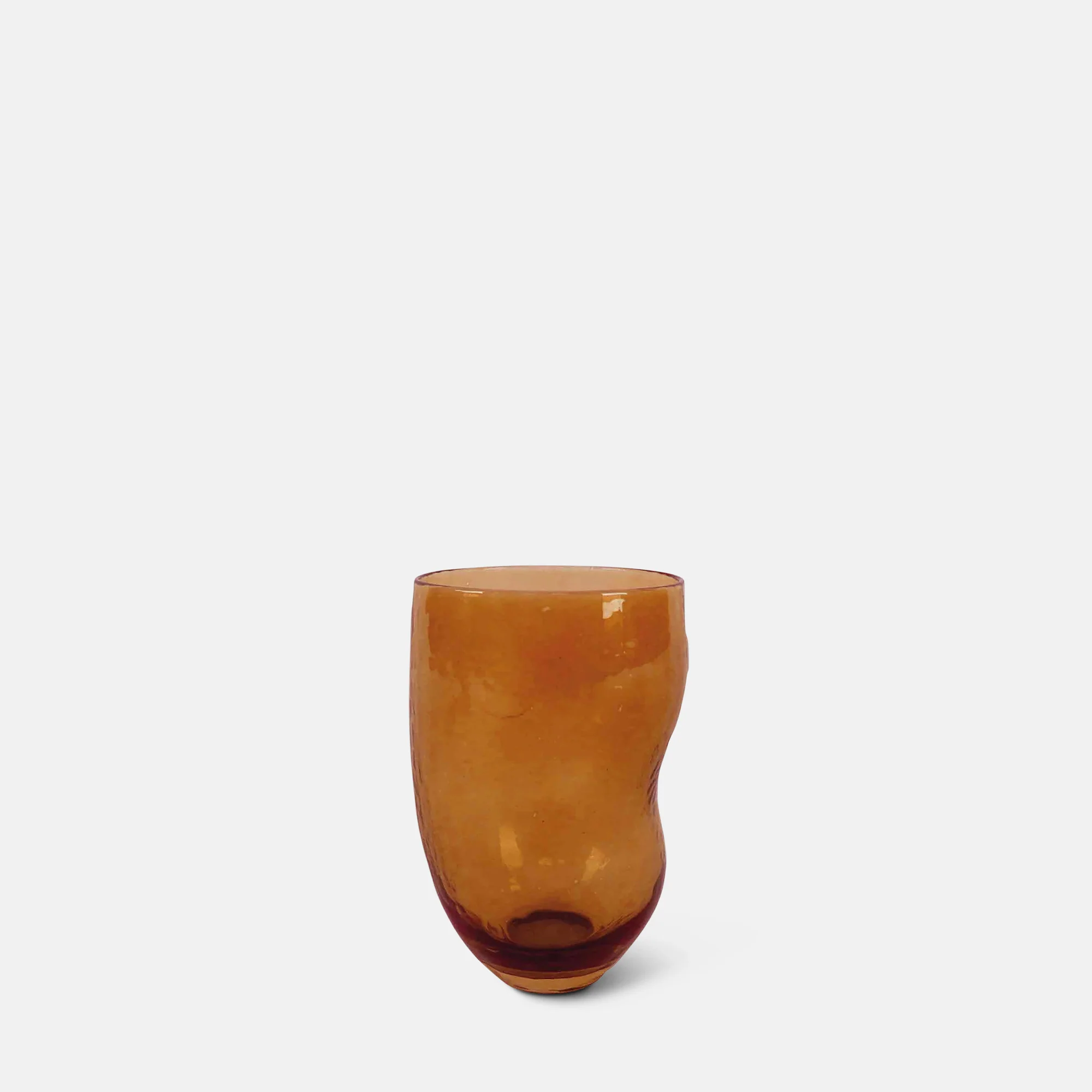 Odessa Tumbler Glass, Amber