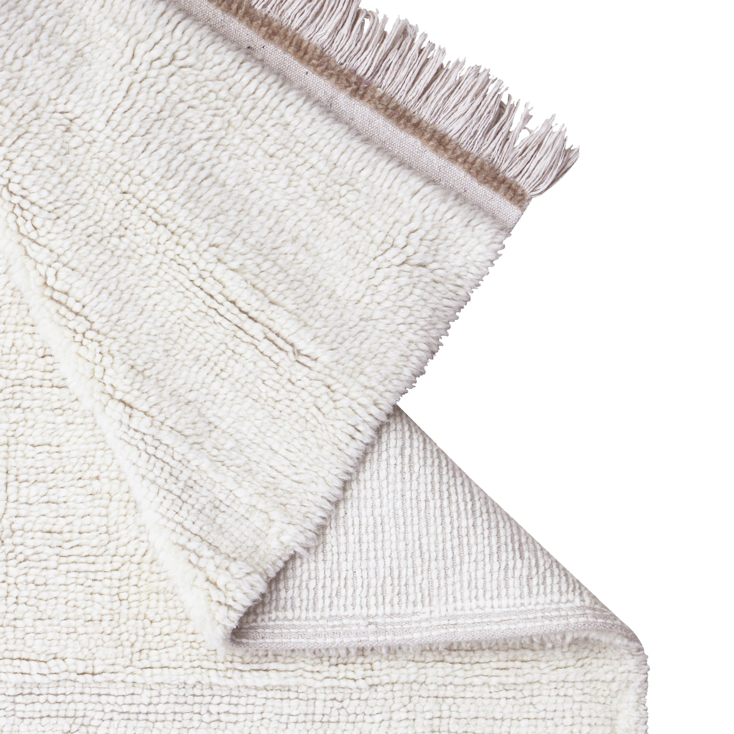 Lorena Canals Steppe Vloerkleed 170 x 240 cm - Sheep White