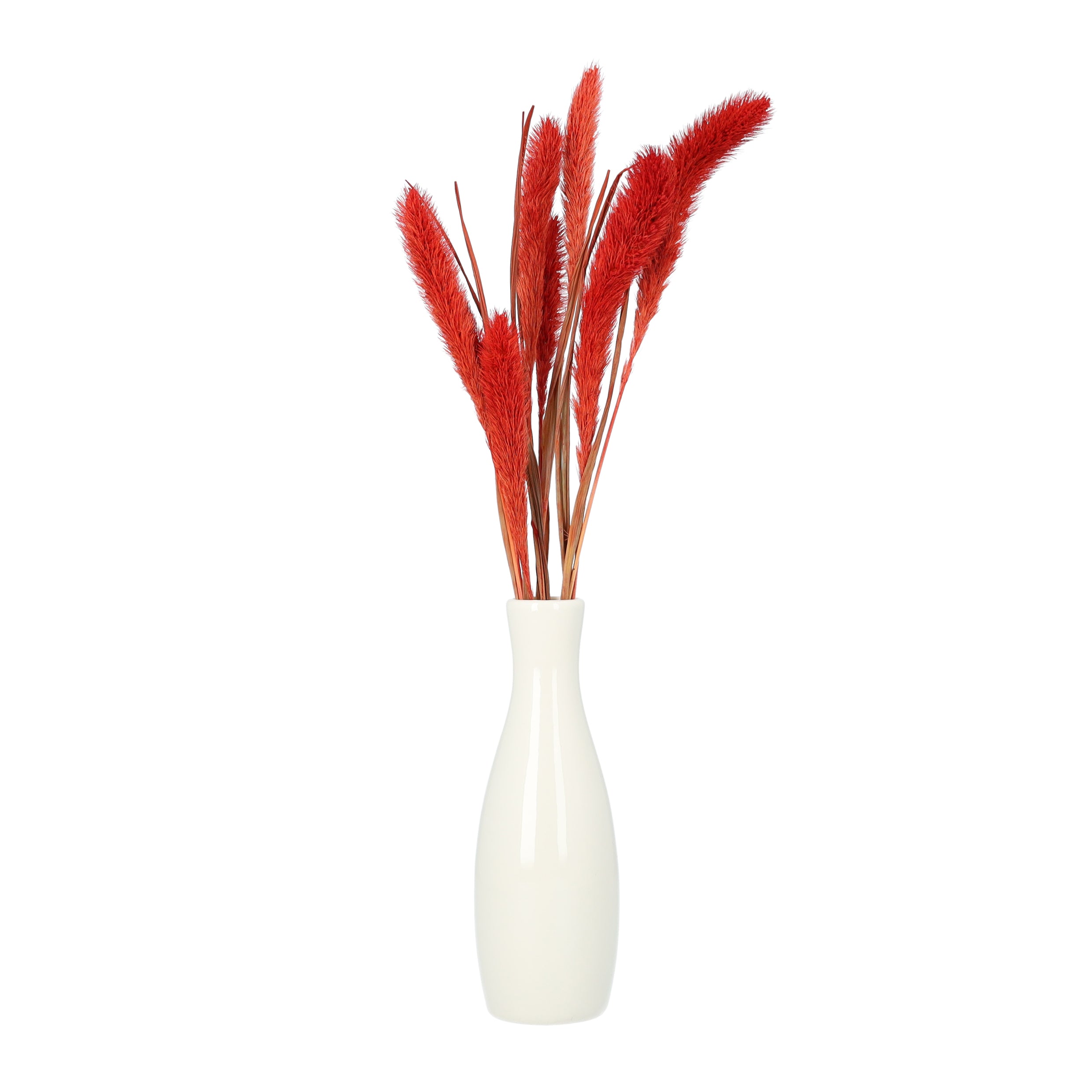 QUVIO Vaas - 16 cm - Wit - Keramisch