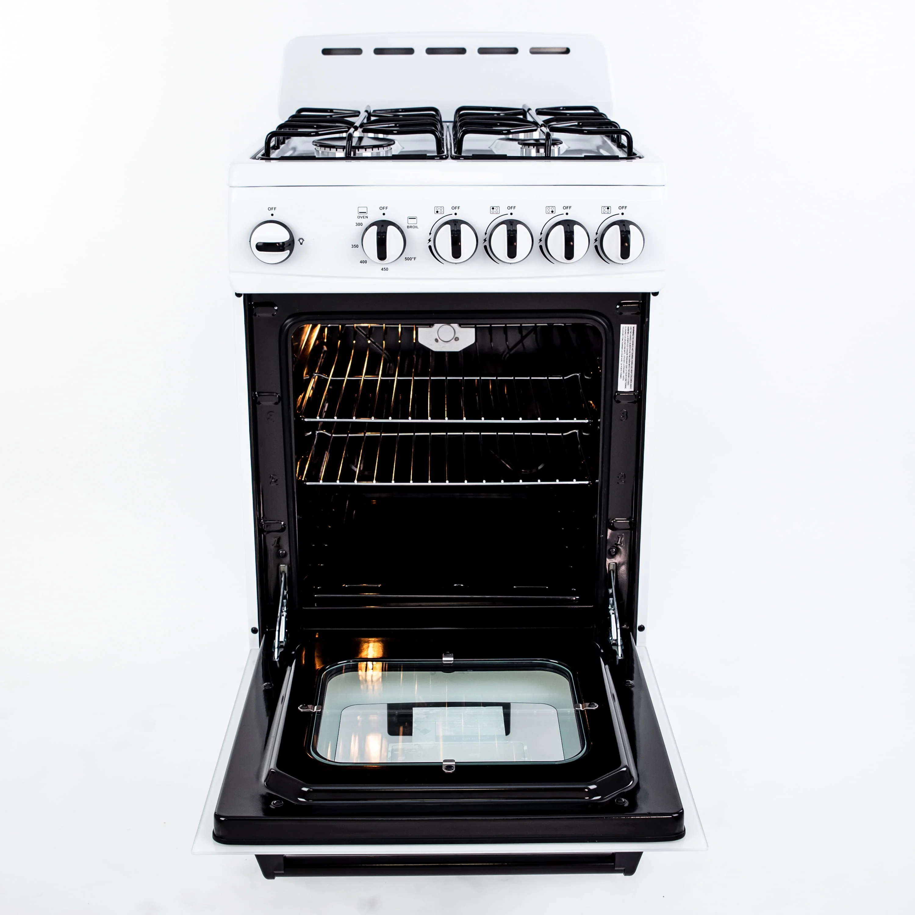 Avanti 20" Compact Gas Range Oven, in White (GR2011CW) - Image 6
