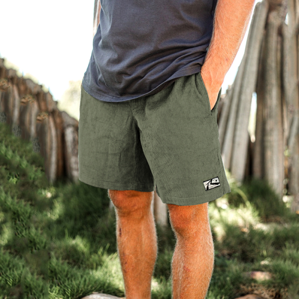 Casual Retro Hawaiian Printed Shorts