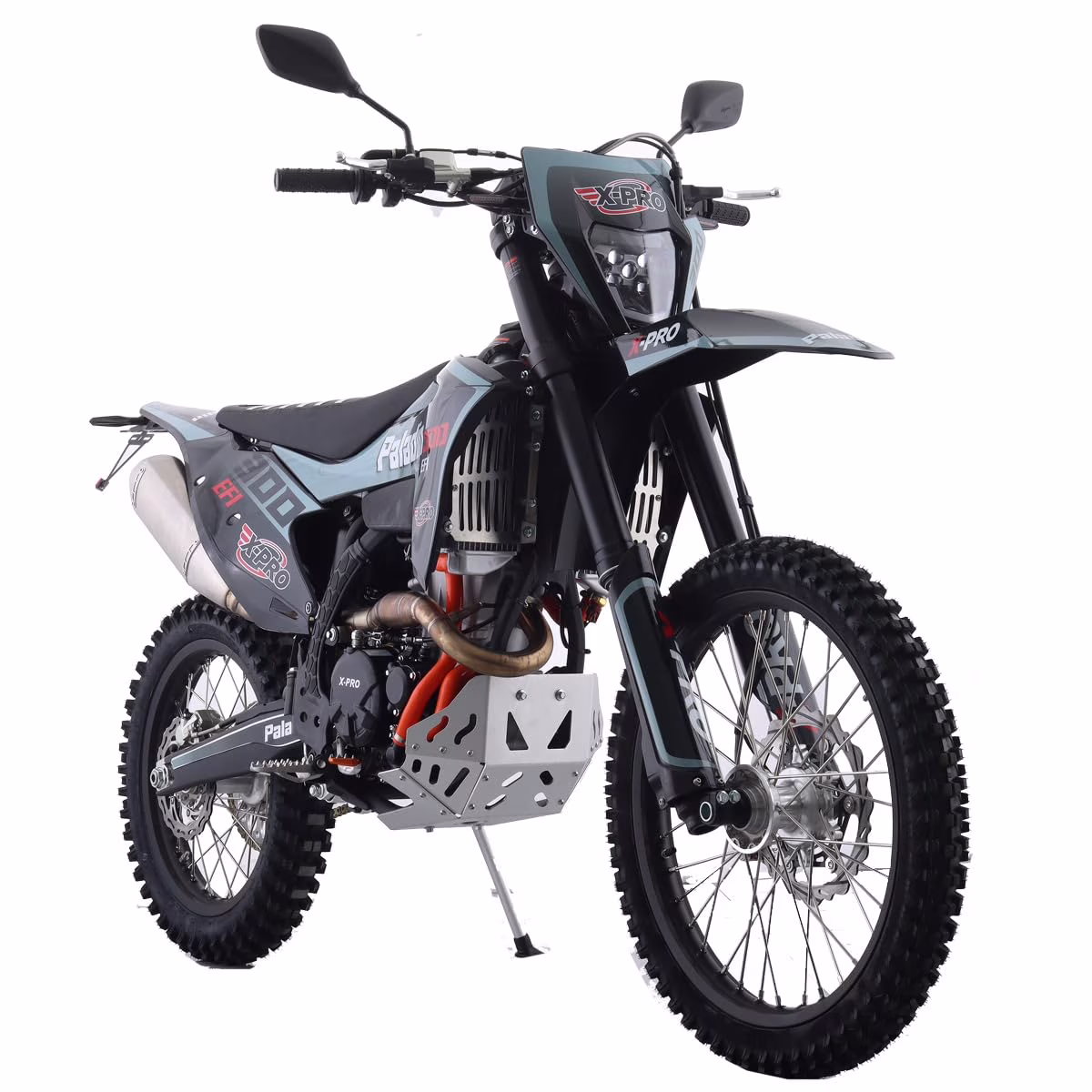 X-Pro Paladin 300 EFI Dirt Bike with 6-Speed Manual Transmission and Balance Shaft and Dual Overhead Camshaft (DOHC) with Four Valves Engine, Electric Start! Big 21"/18" Wheels! - Image 3