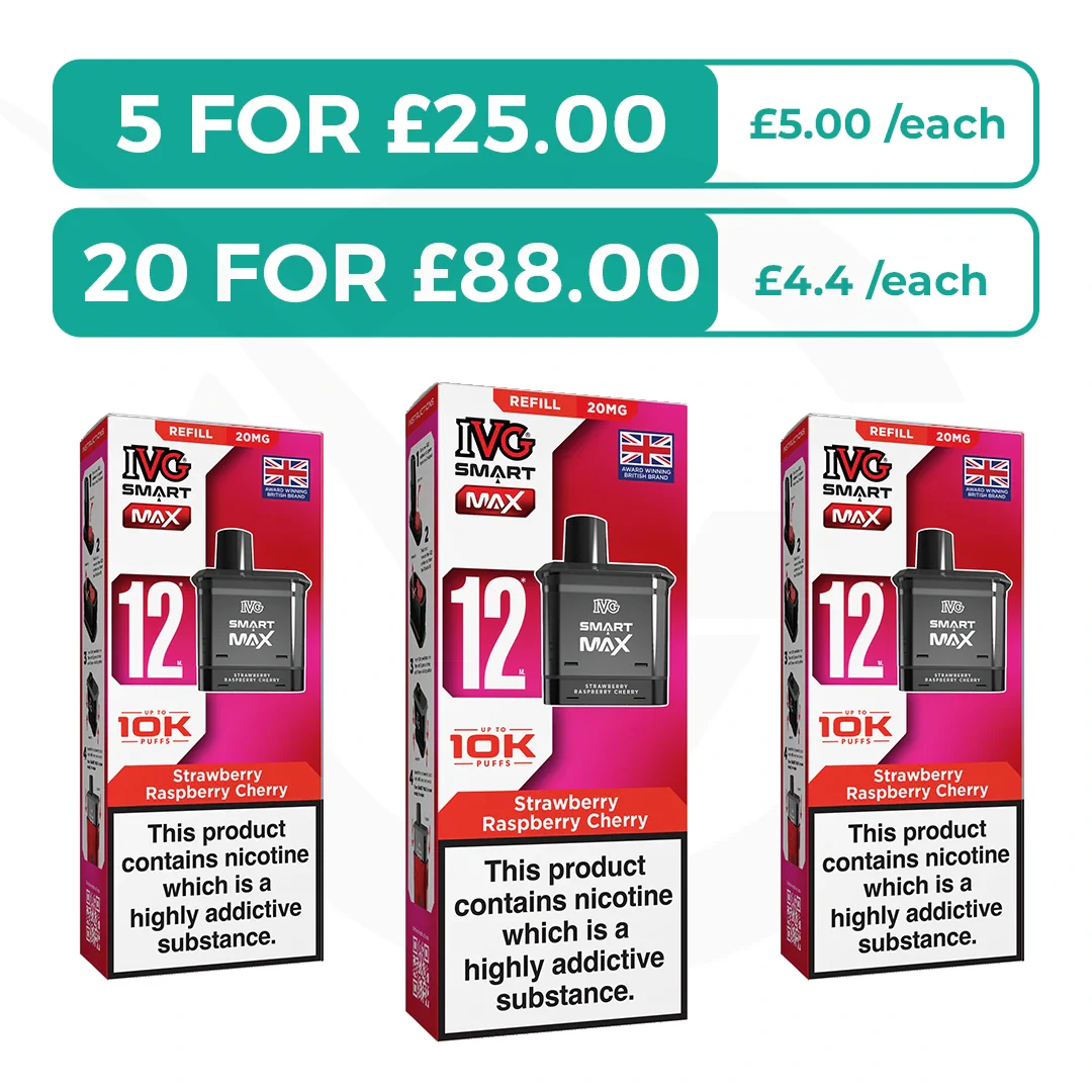ivg smart max 10k prefilled pods IVG Smart Max 10K Prefilled POD Classic Menthol – Vape Direct Store