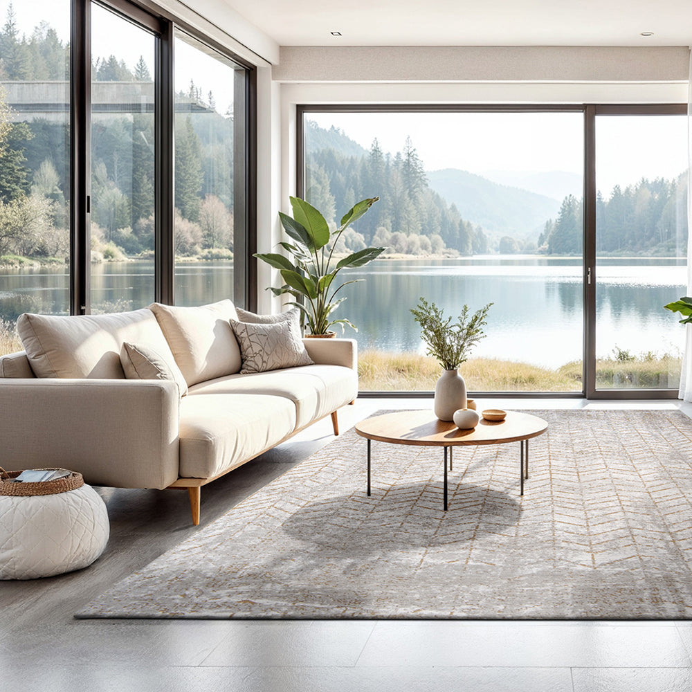 Louis de Poortere Jacob's Ladder Vloerkleed 240 x 340 cm - Central Yel