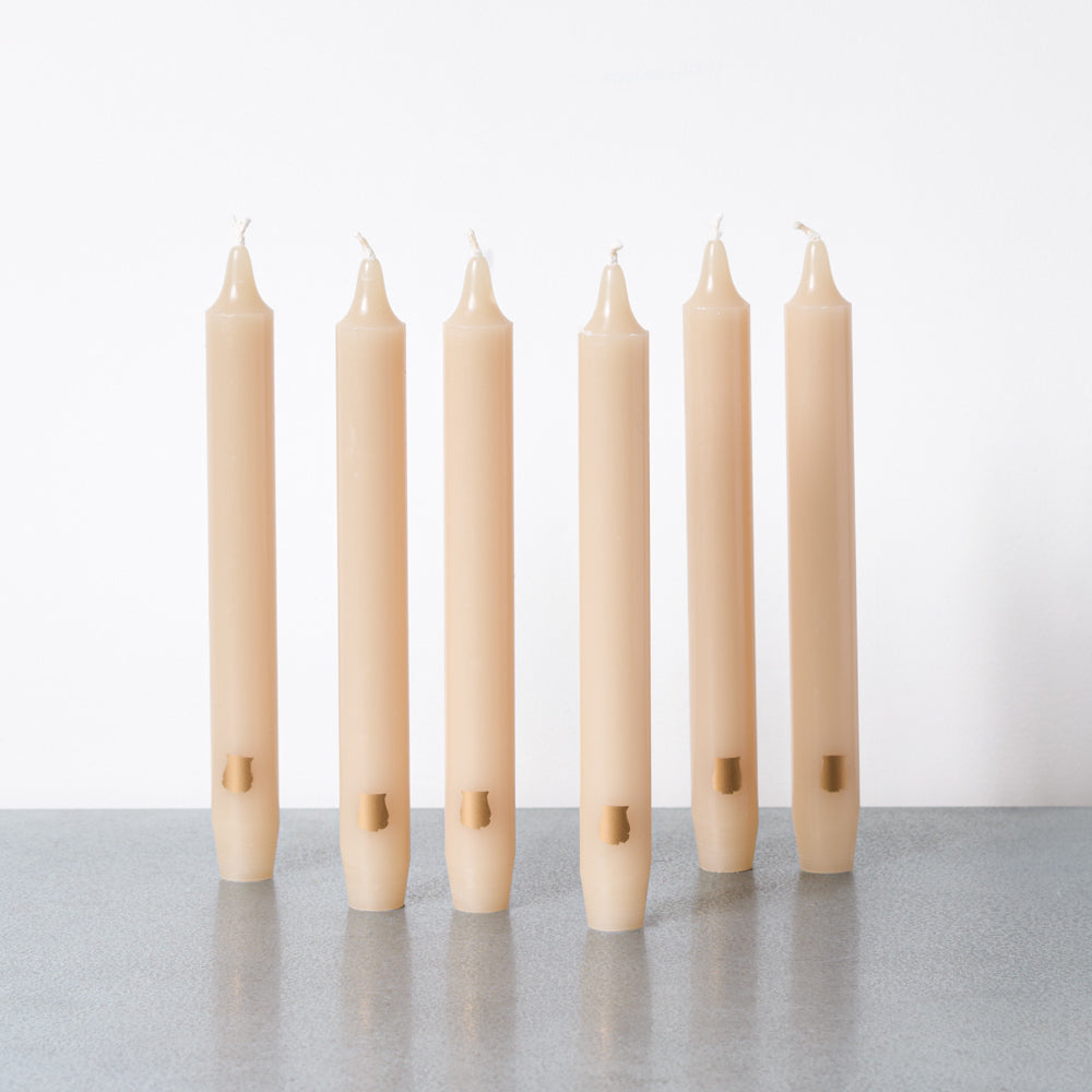 Lot de 6 bougies Madeleine - Pierre
