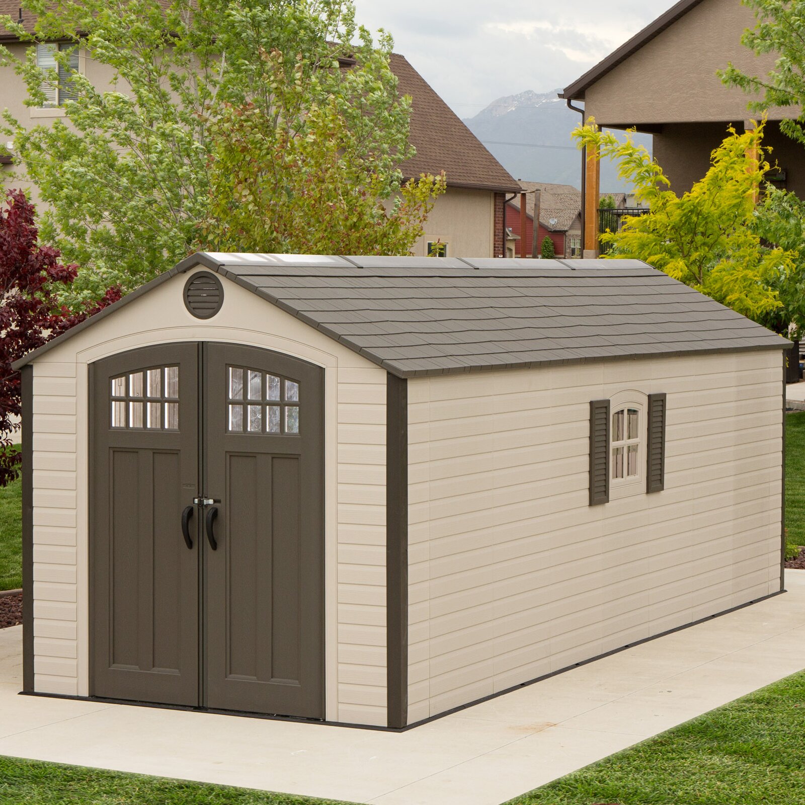WAYFAIR 8 Ft. W X 20 Ft. D Plastic Storage Shed