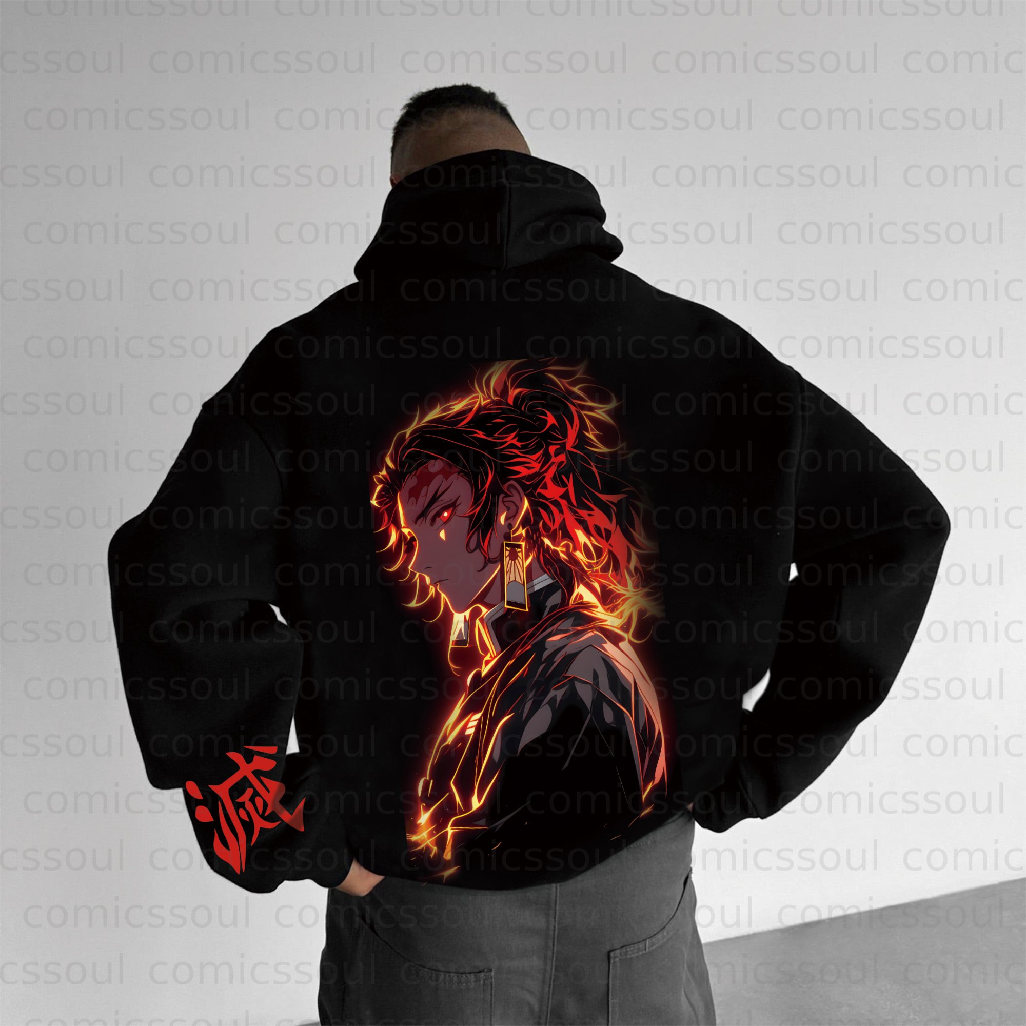 Unisex Anime Graphic Streetwear Vintage Hoodie丨Comicssoul