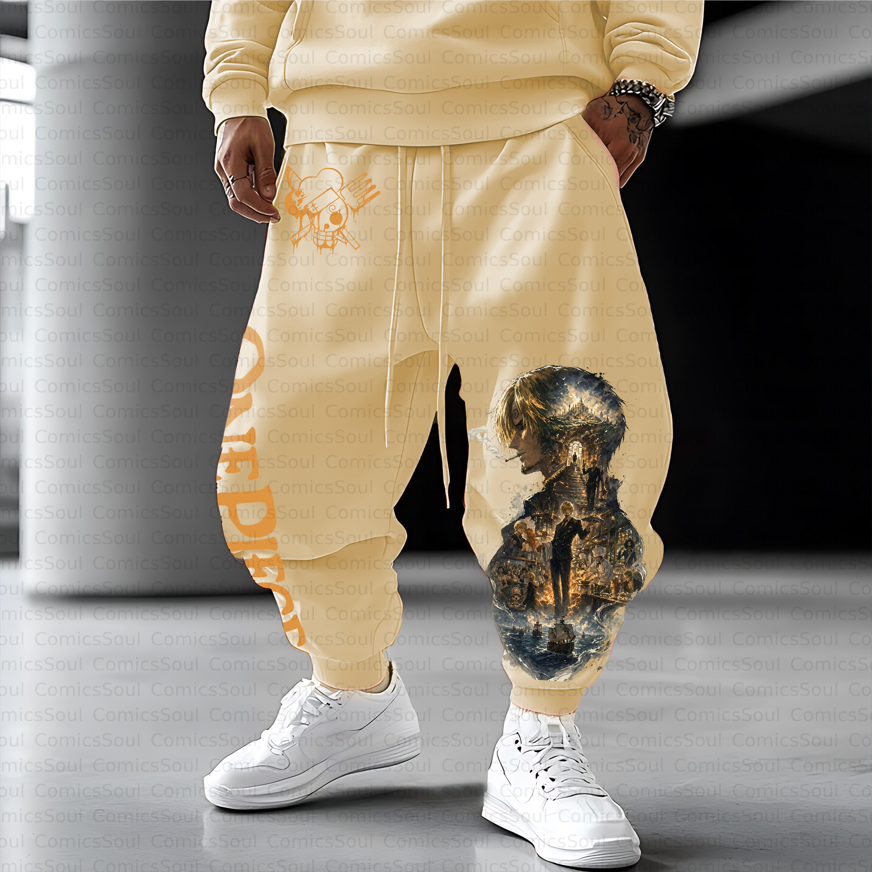 Unisex Casual Anime Streetwear Pant