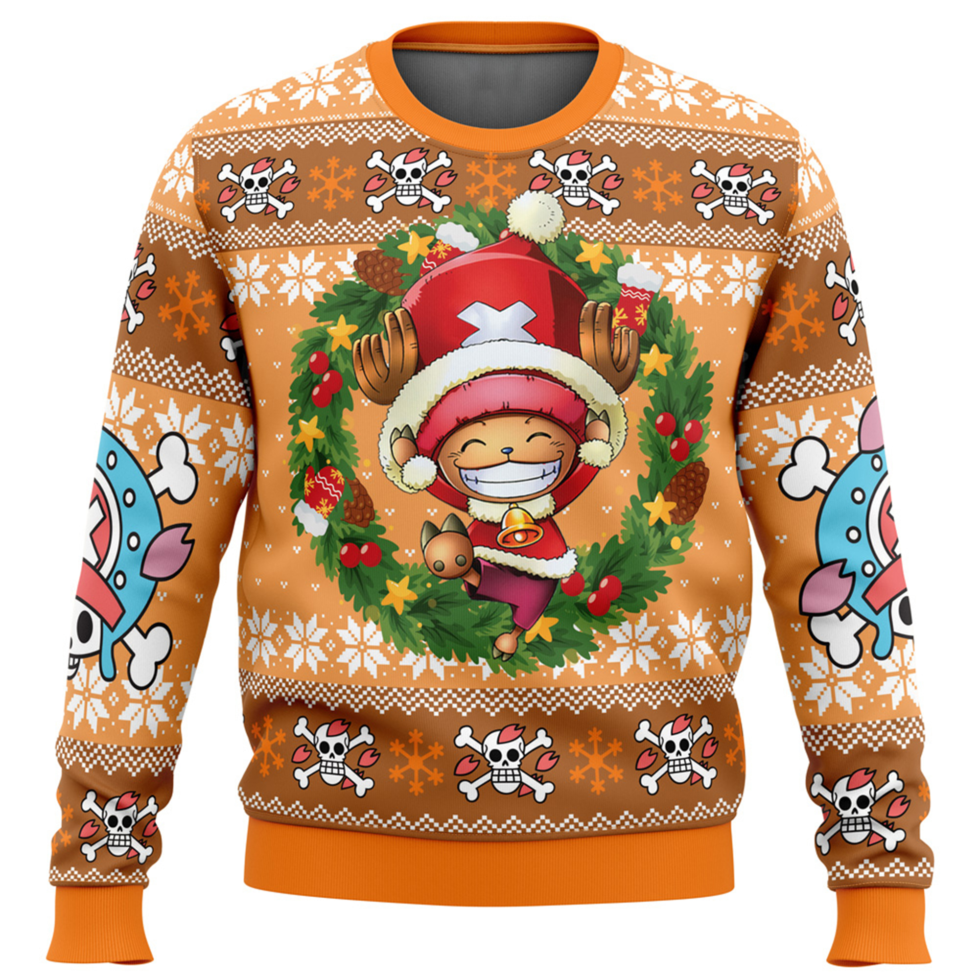 Unisex Anime Ugly Christmas Sweater TeeThreads Sustain the Scene with Custom Apparel