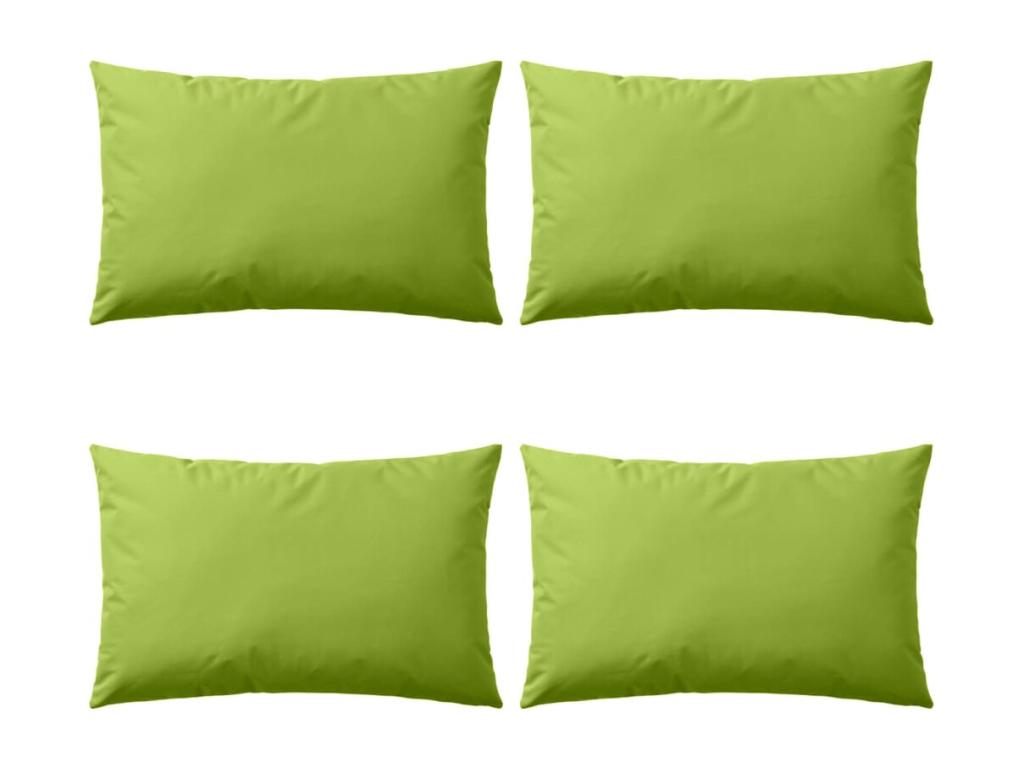 Juego  4  de Decoratodo xterior 60 x 40 cm Verde manzana