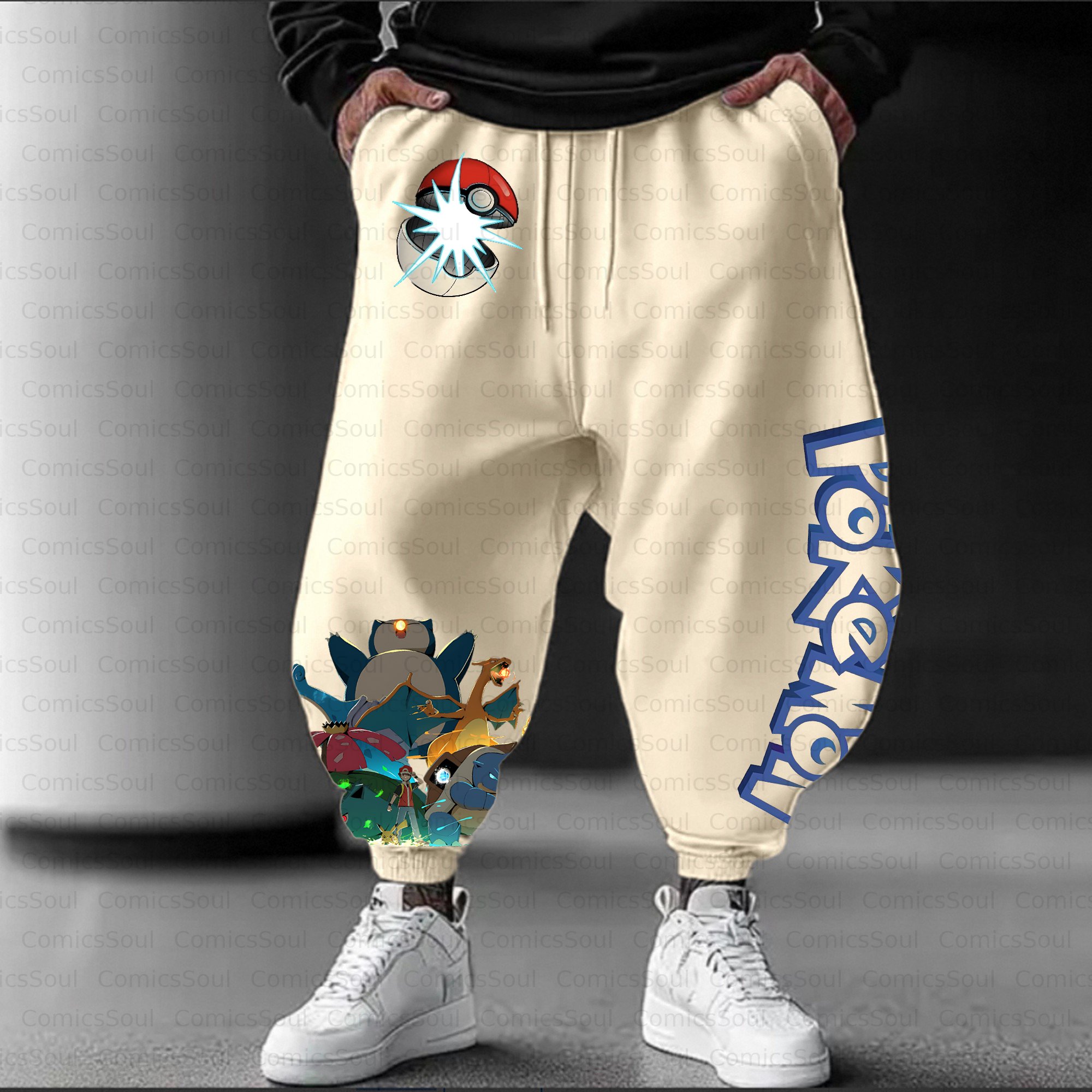 Unisex Casual Anime Streetwear Pant