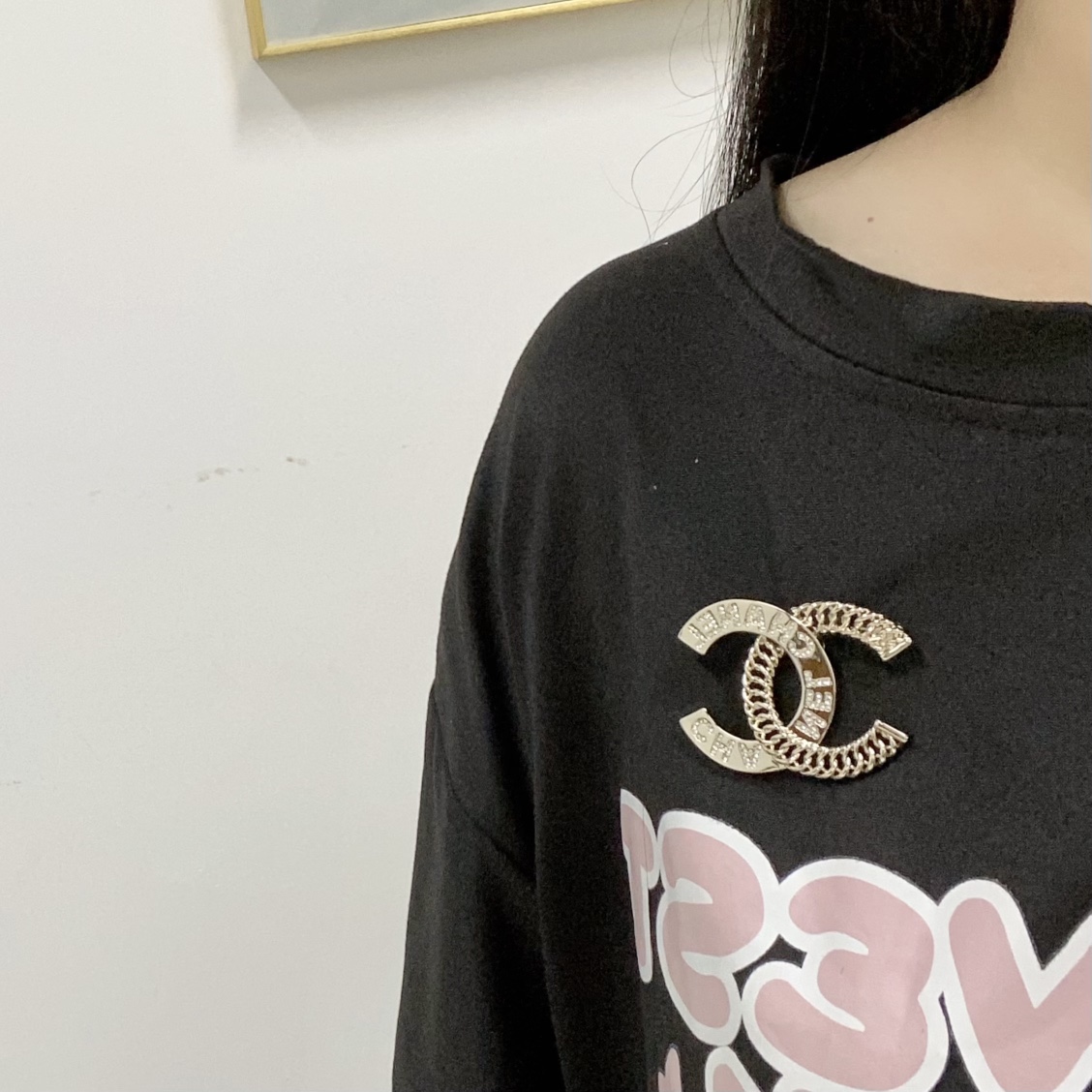 Chanel Light Gold Twist Monogram CC Brooch - Original Replica Club