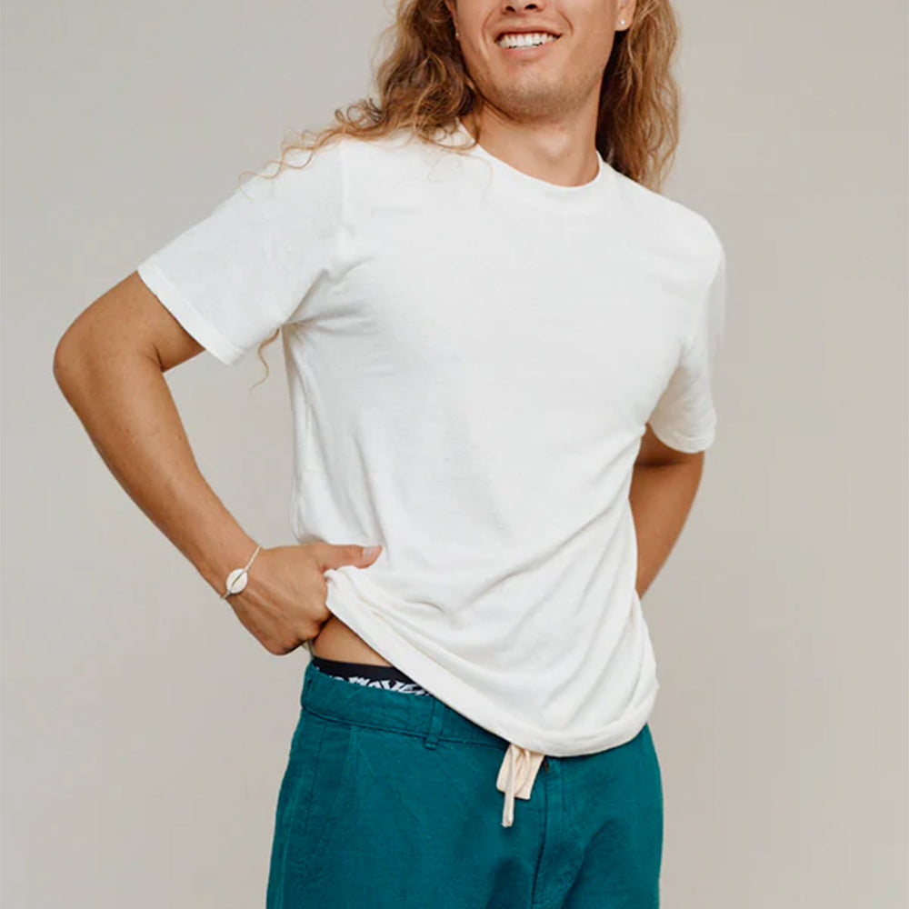 Jungmaven - T-shirt Jung - Blanc Washed