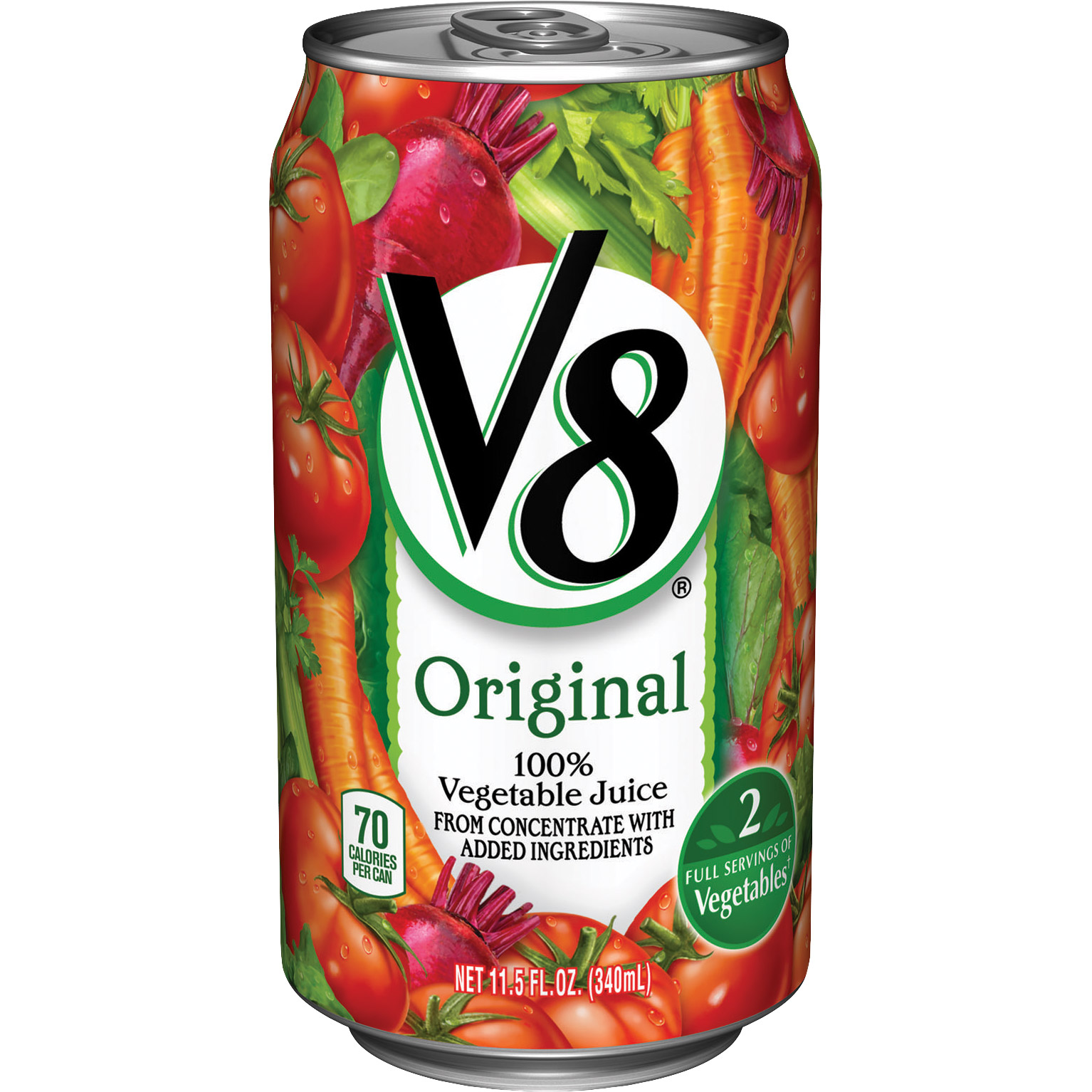 V8, Original Vegetable Juice, 11.5 fl oz, 28-Count - Image 2