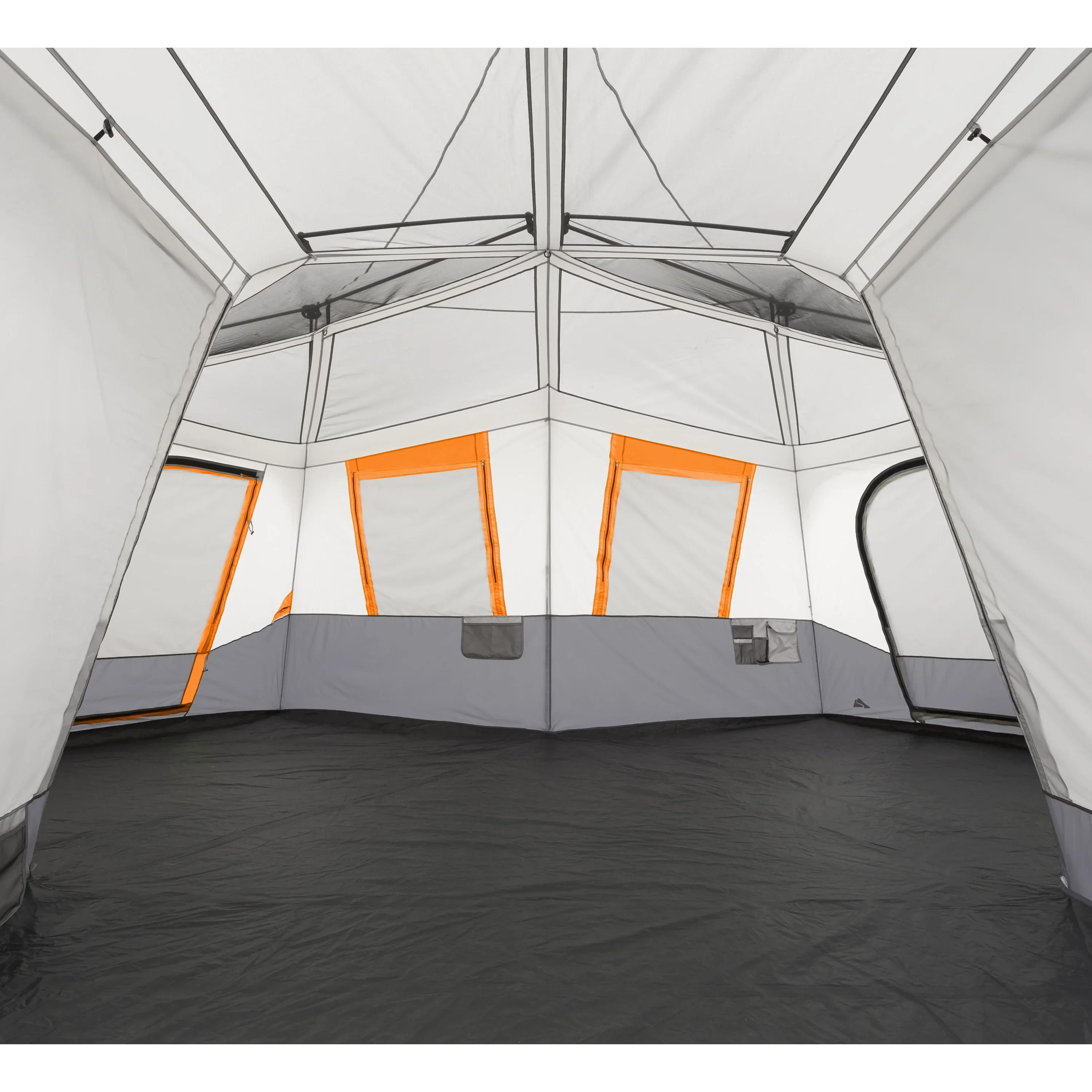 Ozark Trail 20' x 18' 12 - Person 3 - Room Instant Cabin Tent with Screen Room, 56.5 lb